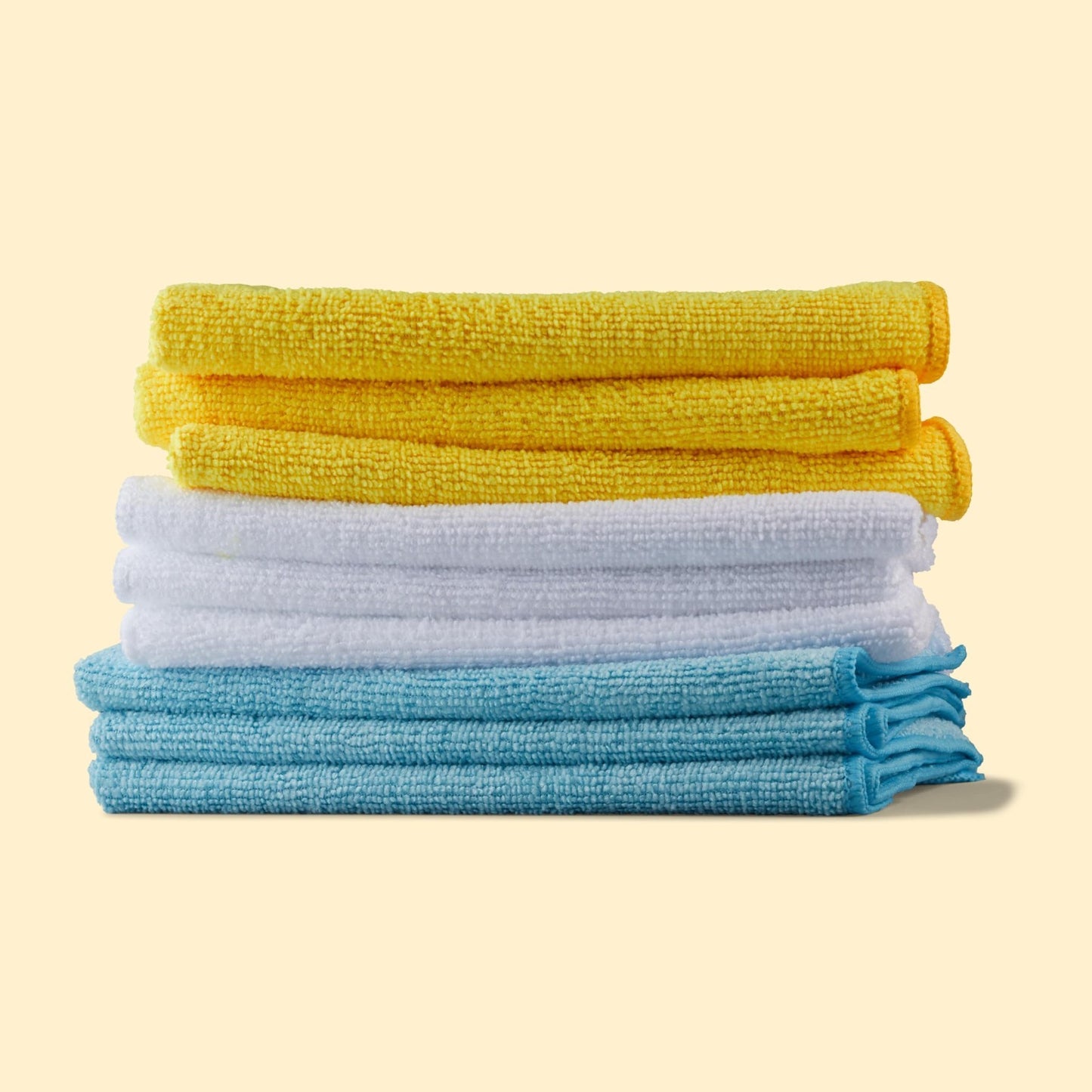 Ultra Absorbent Microfiber Cleaning Cloths   Lint Free, Streak Free, Reusable, 25