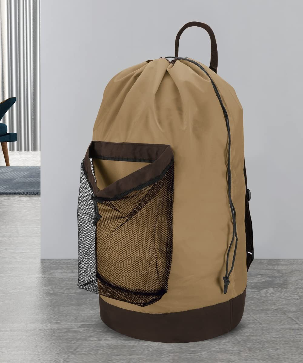 Optimized eBay Title:  "Durable Laundry Backpack with Shoulder Straps & Mesh Po2