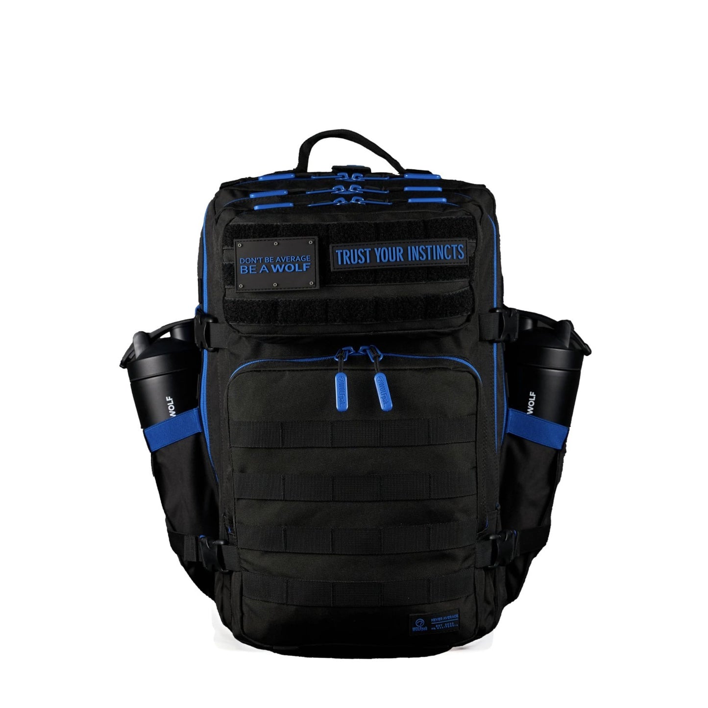 Durable 45L Waterproof Gym Backpack   MOLLE Webbing, Laptop Pocket, 1000D Oxford1