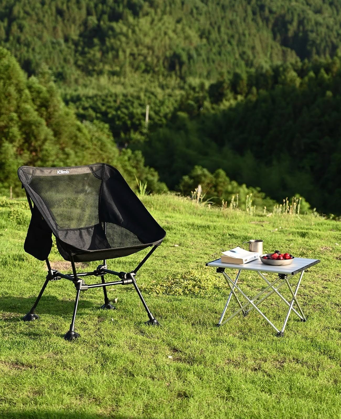 Ultralight Compact Folding Camping Table with Carry Bag - Portable Outdoor Furni6