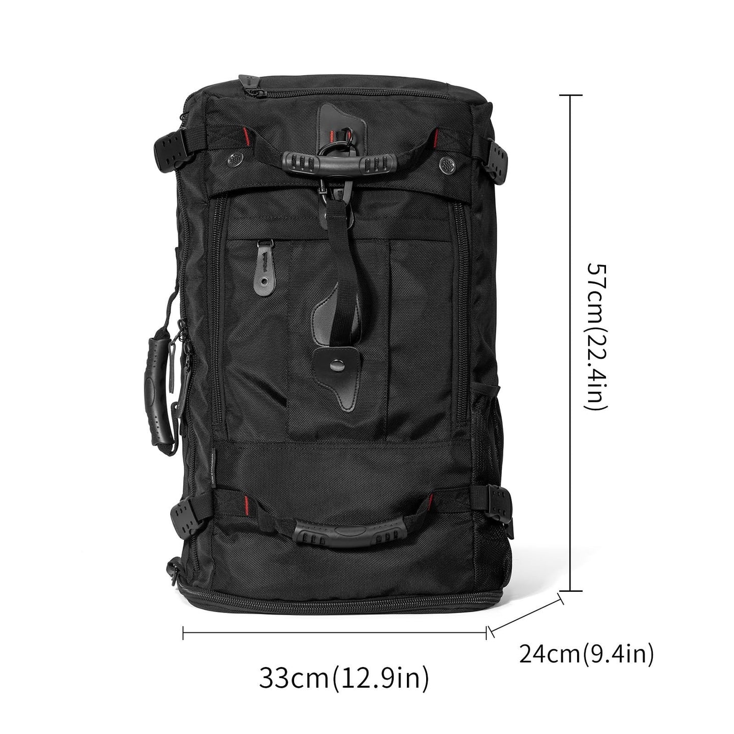 Large Capacity Travel Hiking Sports Backpack Duffle Bag 45L Convertible Laptop B5