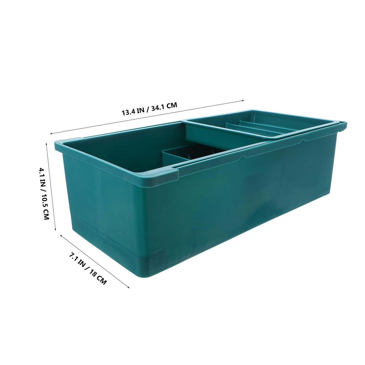 Sewing Organizer Under Desk Storage Drawer - 3-Tier Plastic Box for Craft & Offi2