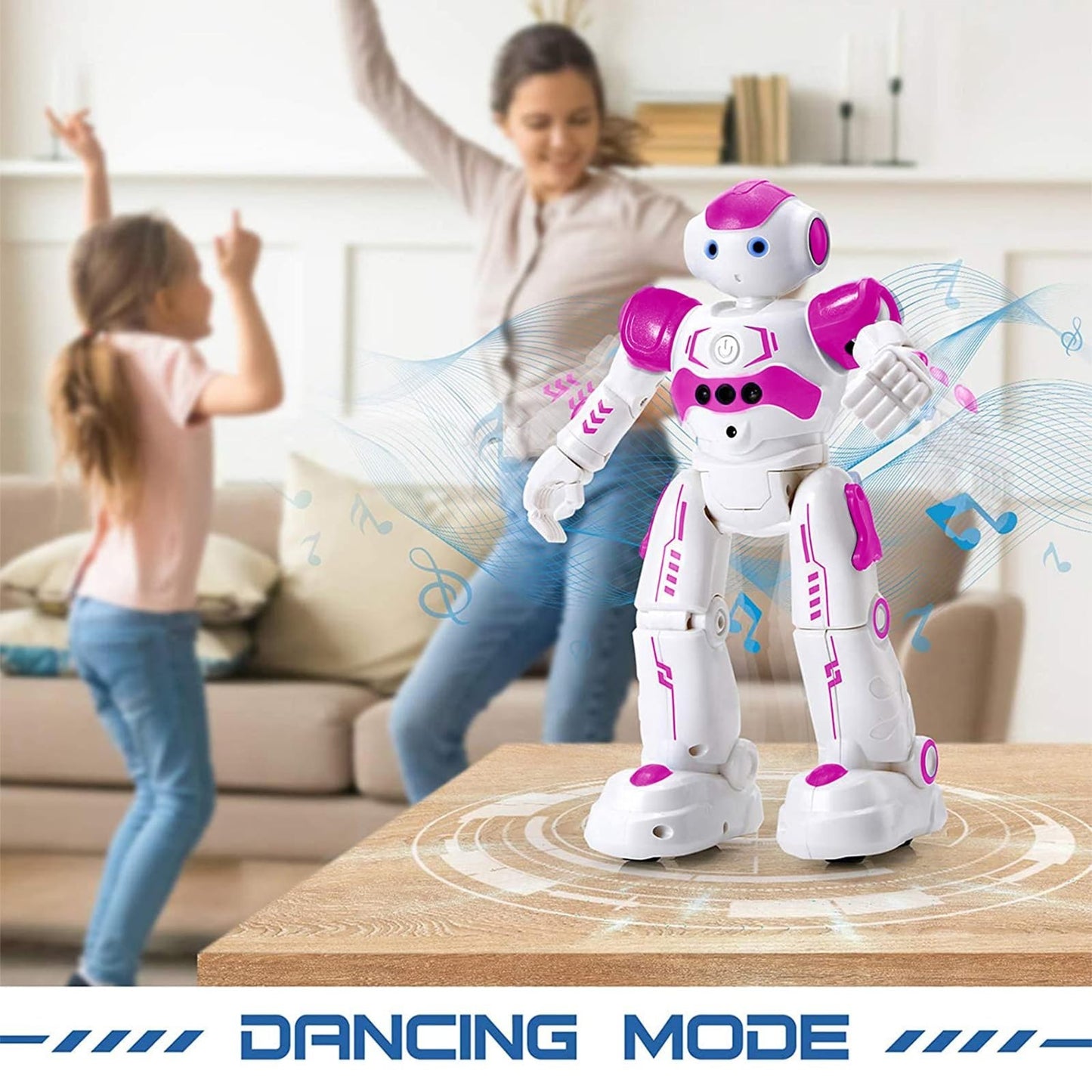 Programmable RC Robot Toy for Kids   Gesture Control, Smart Remote, Gift for Age4