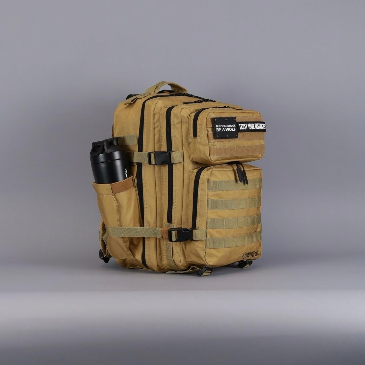 Durable 35L Waterproof Gym Backpack   1000D Oxford, MOLLE Webbing, Laptop Pocket8