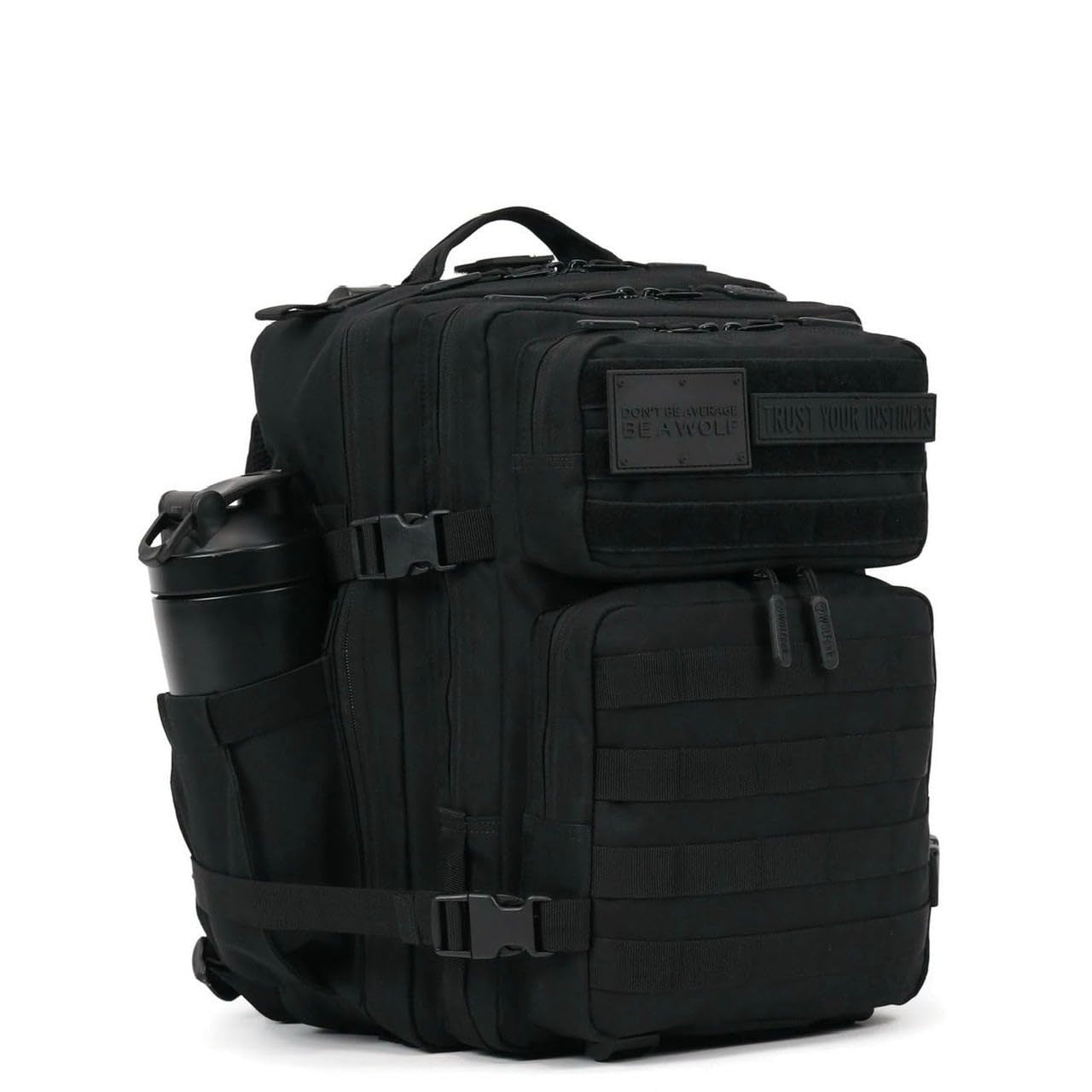 Durable 25L Waterproof Gym Backpack   1000D Oxford, MOLLE Webbing, Laptop Pocket1