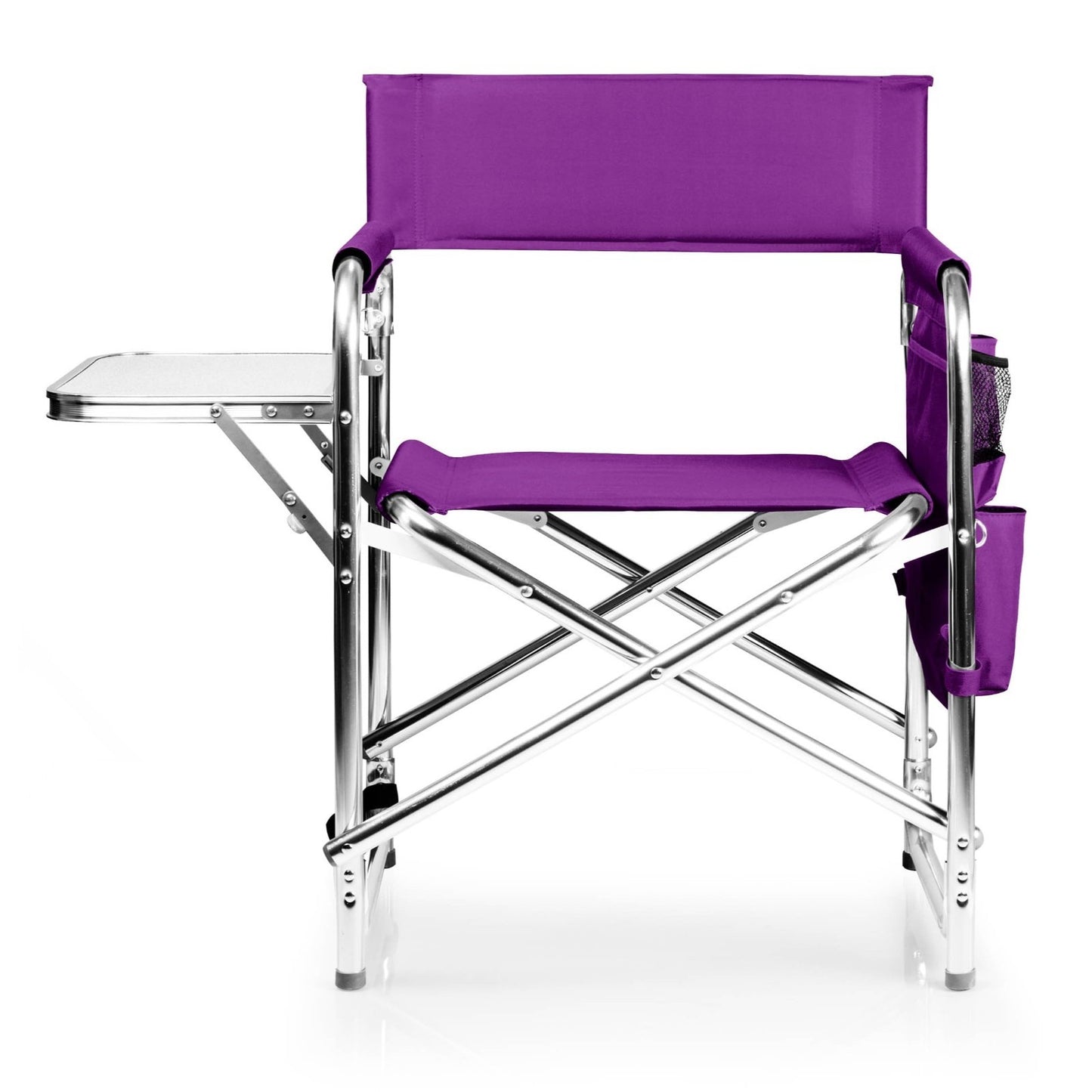 Lightweight Folding Camping Chair with Side Table & Armrest Caddy - Portable Out7