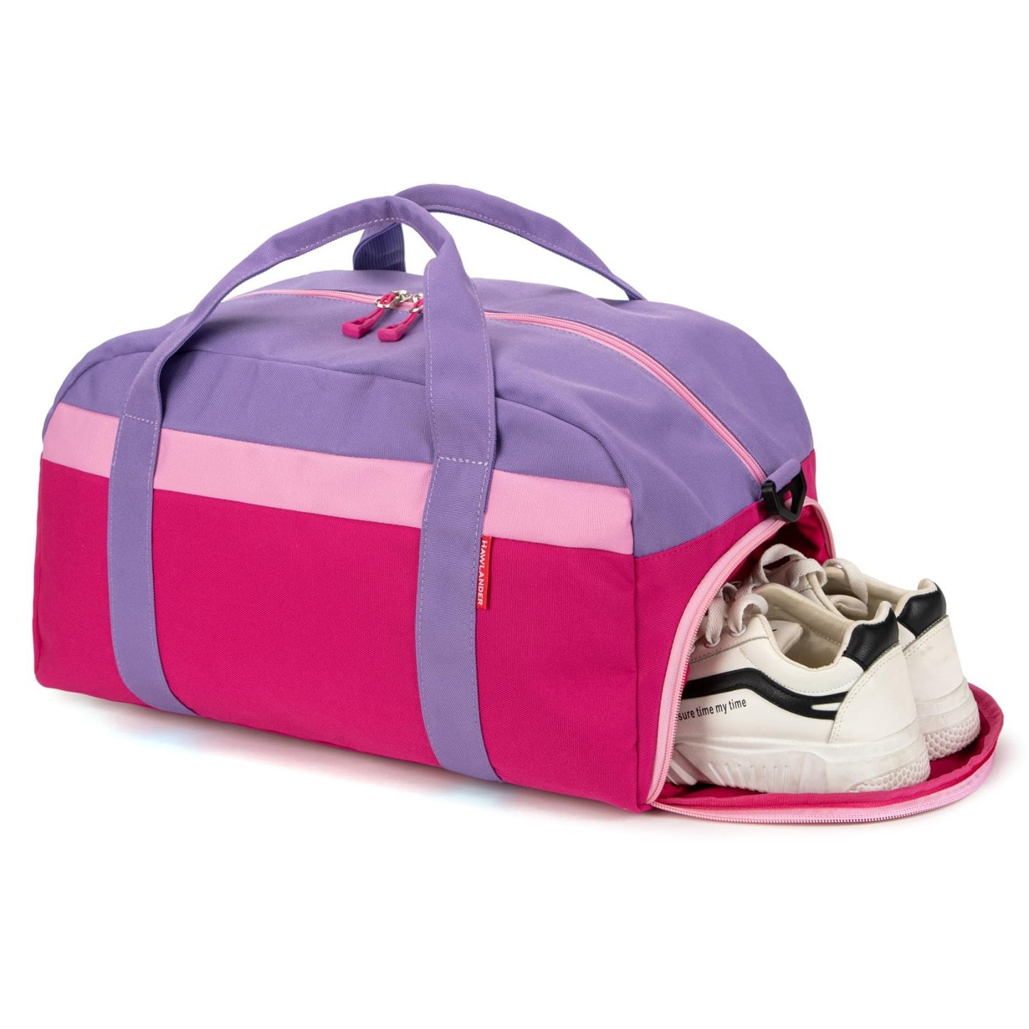 Kids Duffle Bag 18" - Rose Purple, Perfect for Weekender, Sports, Overnight Trav4
