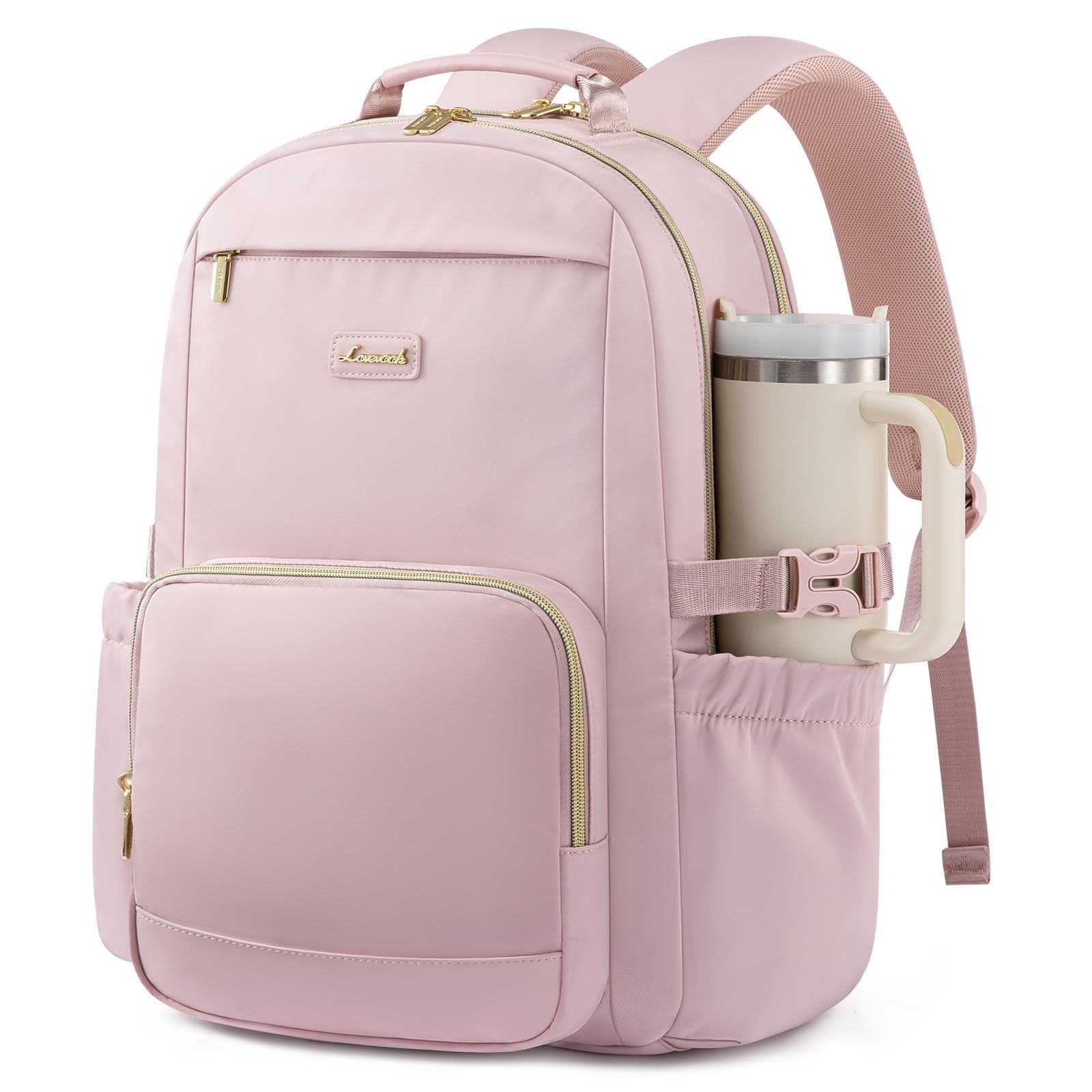 Stylish Waterproof Laptop Backpack for Women, 15.6" Large Capacity, Travel Purse1
