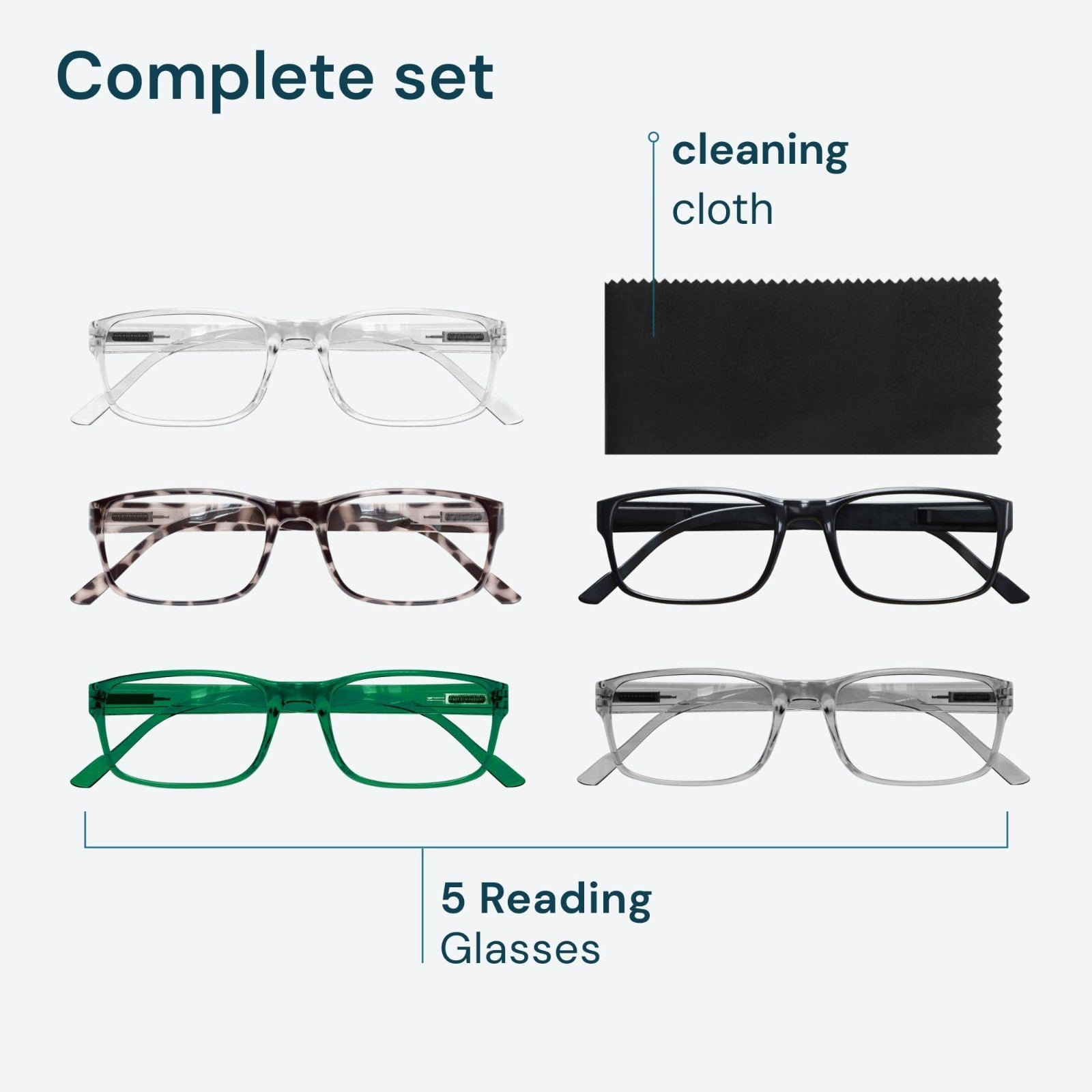 2.5x Professional Reading Glasses - All Day Comfort, Blue Light Protection, FSA-7