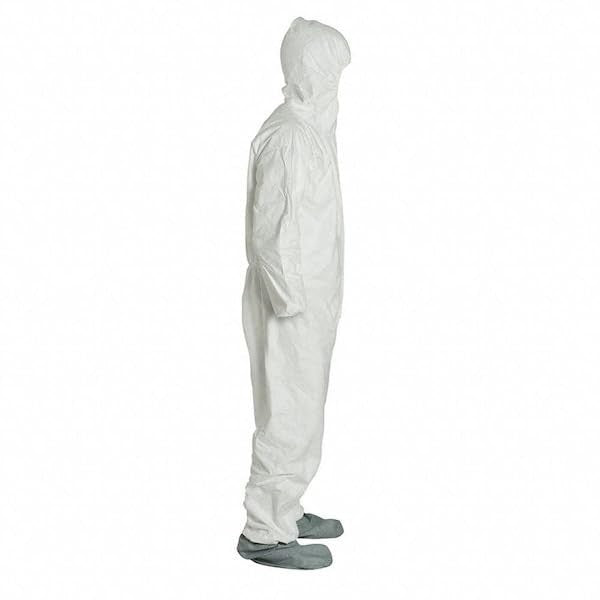 Disposable Protective Coverall with Hood & Boots - Tyvek 400, Safety Gear, Workw4