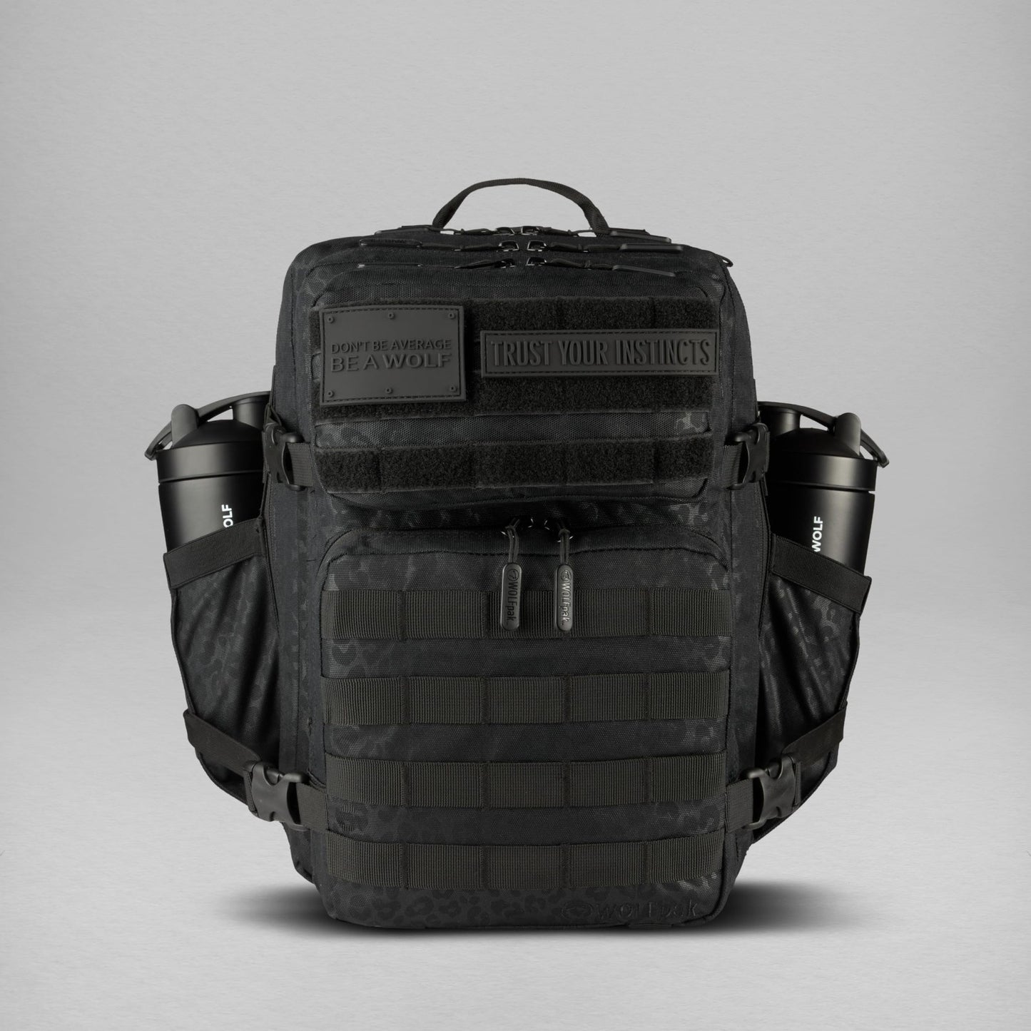 Durable 35L Waterproof Gym Backpack   1000D Oxford, MOLLE Webbing, Laptop Pocket1
