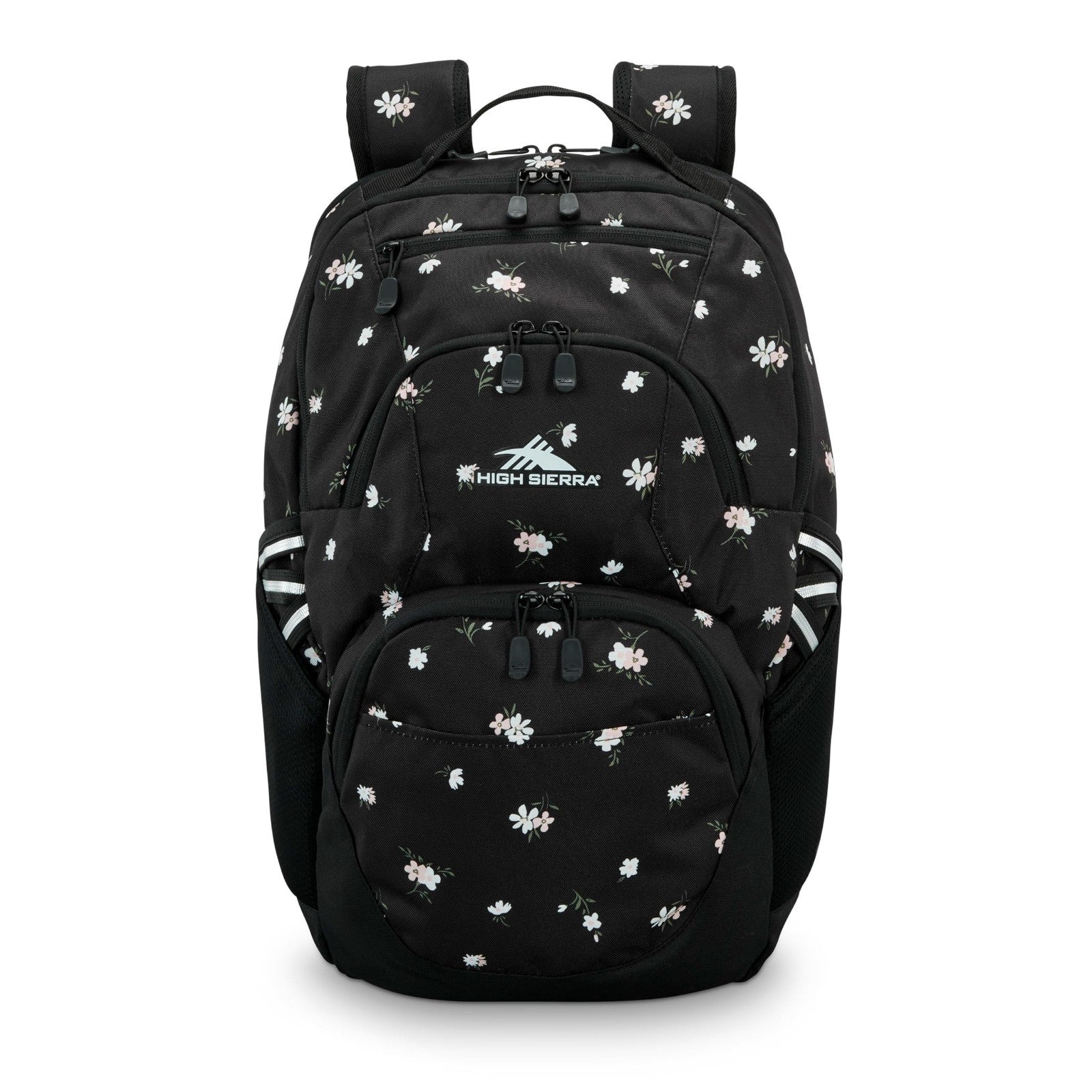 Travel Laptop Backpack with Drop Protection, Tablet Sleeve, Floral Design, One S2