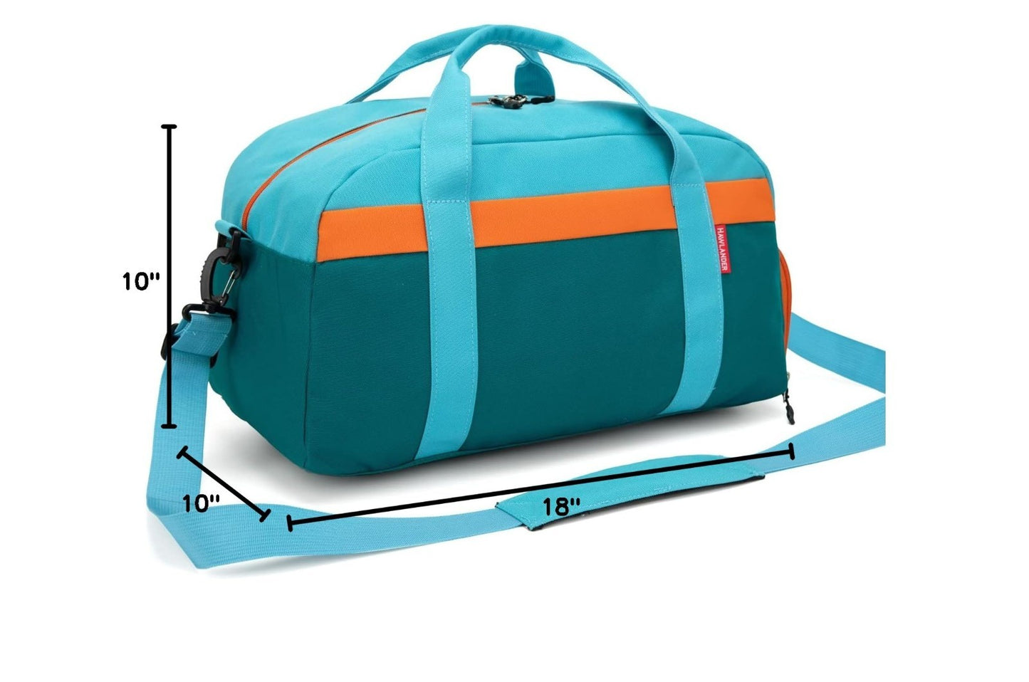Kids 18" Duffle Bag - Blue Green, Perfect for Weekend Trips, Sports & Travel2