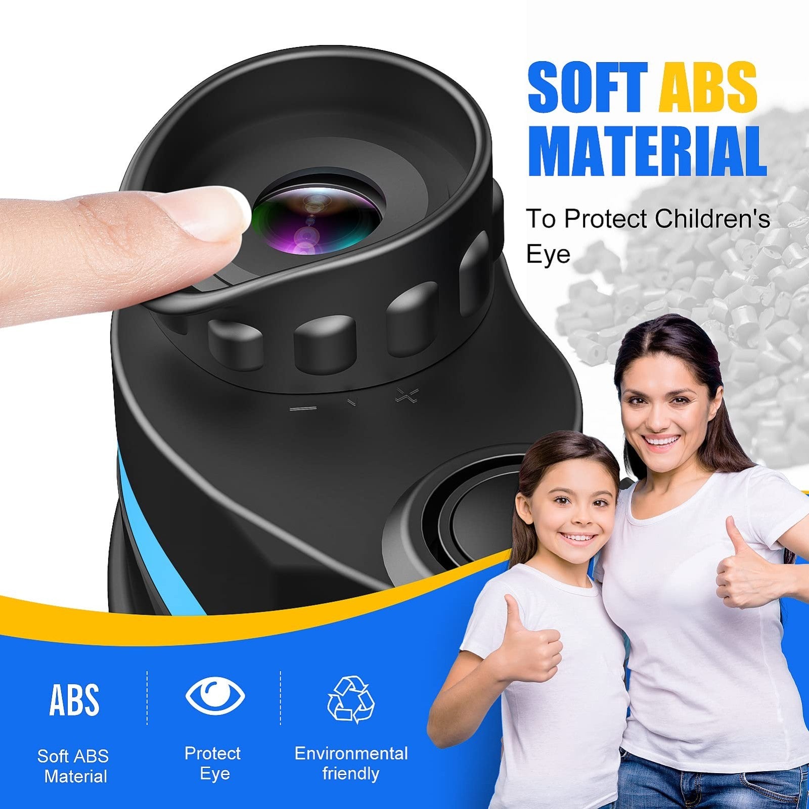 Compact Kids Binoculars   High Resolution, Shockproof, Lightweight & Portable2