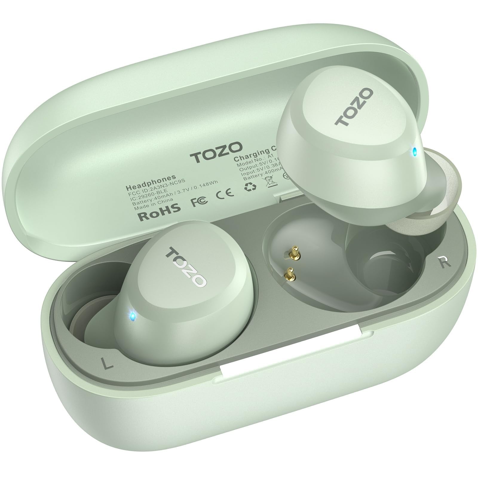 Wireless Earbuds Bluetooth 5.3, IPX5 Waterproof, AI Call Mics, Premium Sound, Ch1