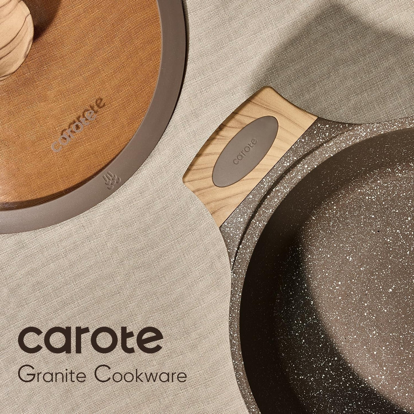 26pcs Nonstick Cookware Set | Induction Pots & Pans, Durable, Easy Release, Even6