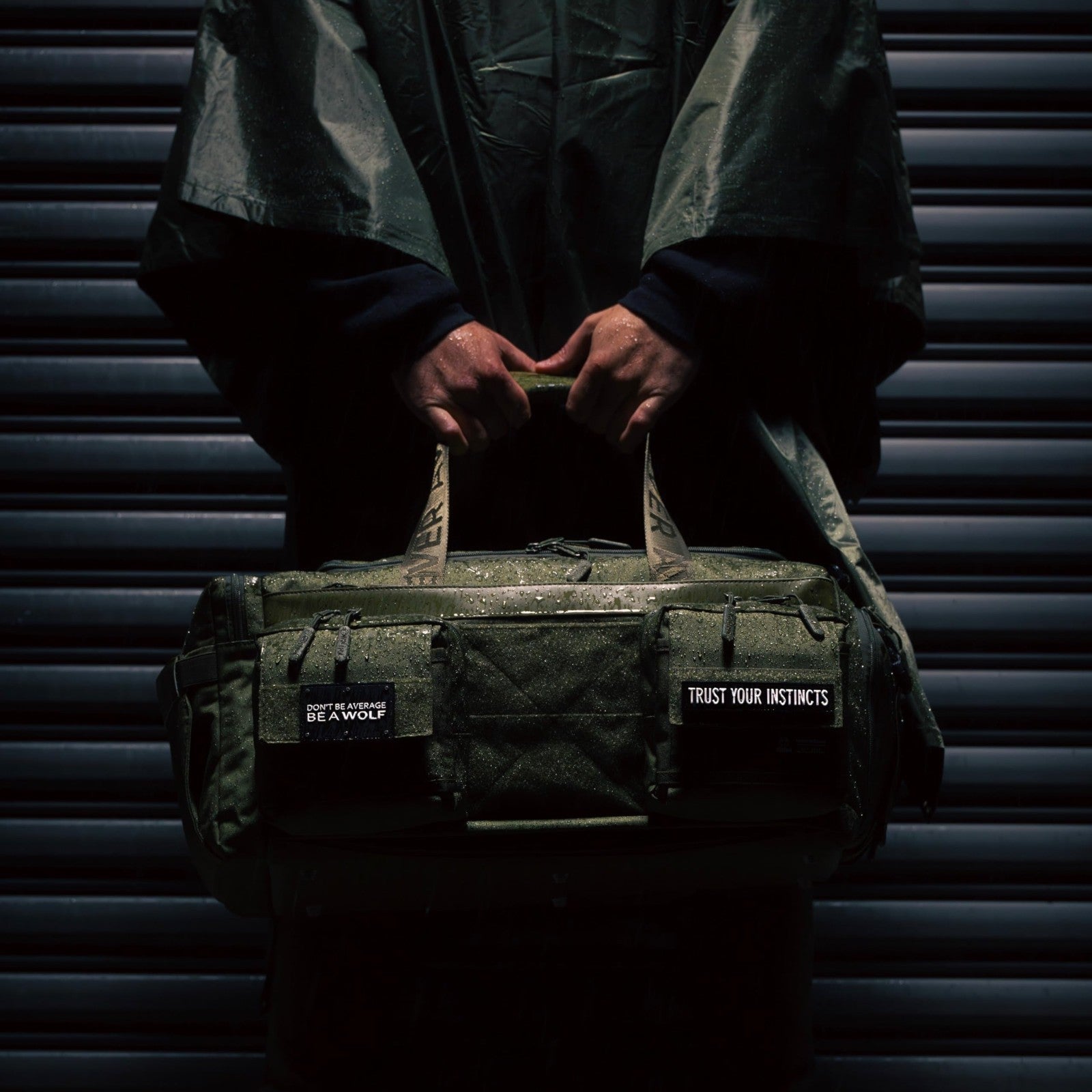 40L Waterproof Duffle Bag   Tactical Travel Gear, Outdoor Sports, Gym Bag, OD Gr9