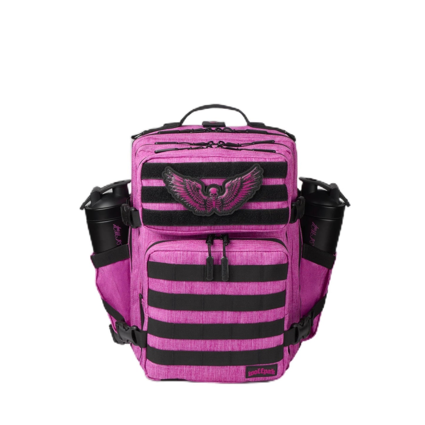 Durable 25L Athletic Gym Backpack   Waterproof Oxford, MOLLE Webbing, Laptop Poc0