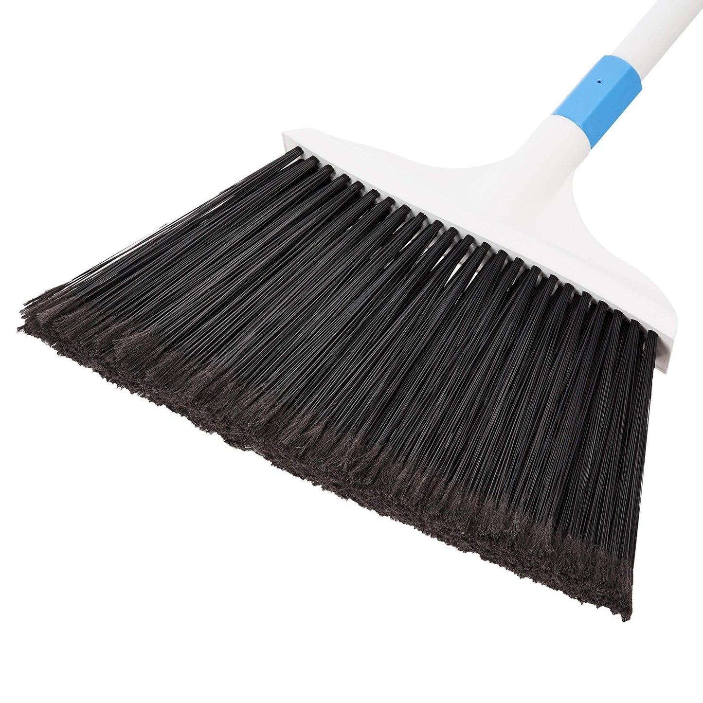Heavy-Duty Floor Cleaning Broom, Stiff Bristles, 3-Piece Handle, Indoor/Outdoor3