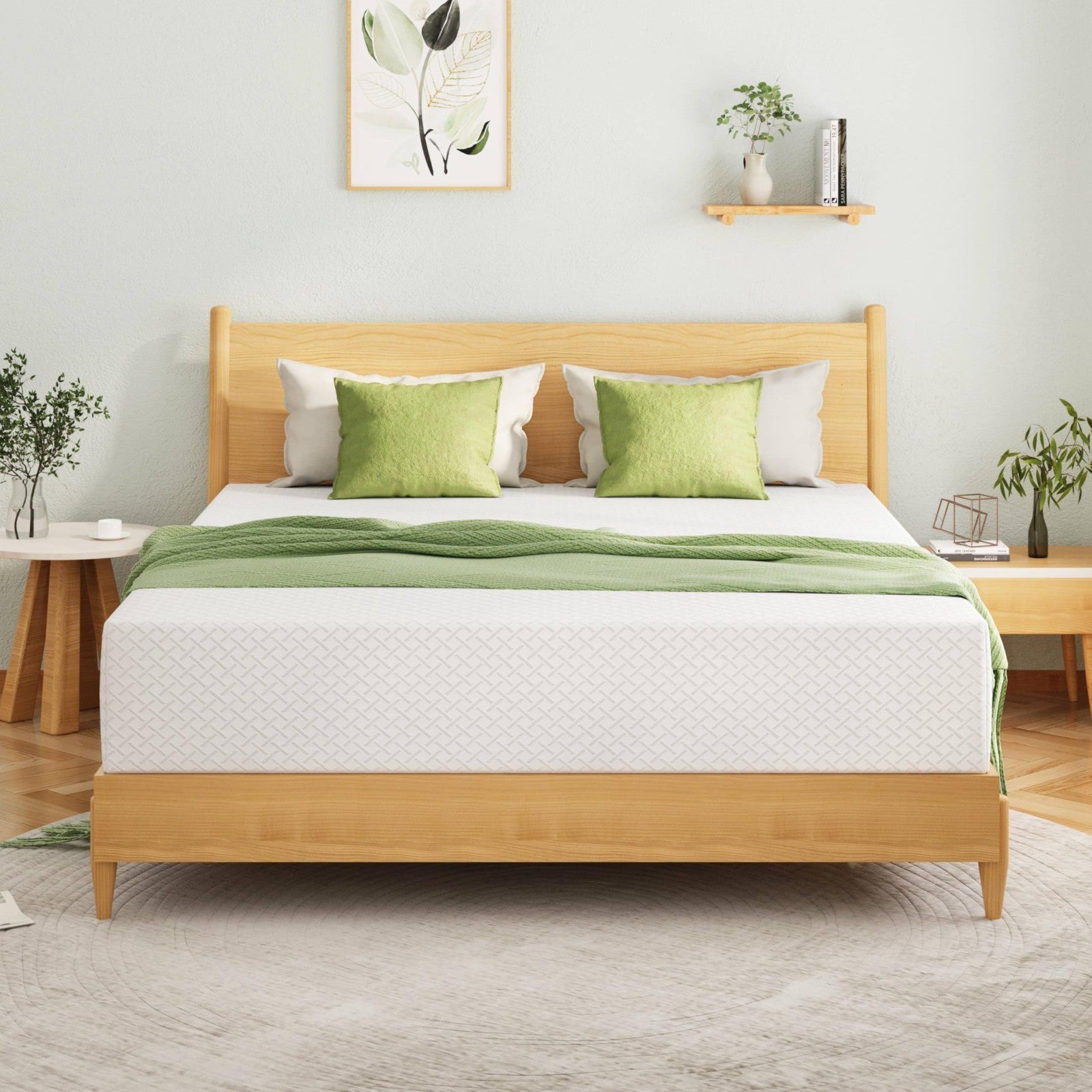 King Size Memory Foam Mattress 8 Inch, Cooling Gel, Pressure Relief, CertiPUR US1