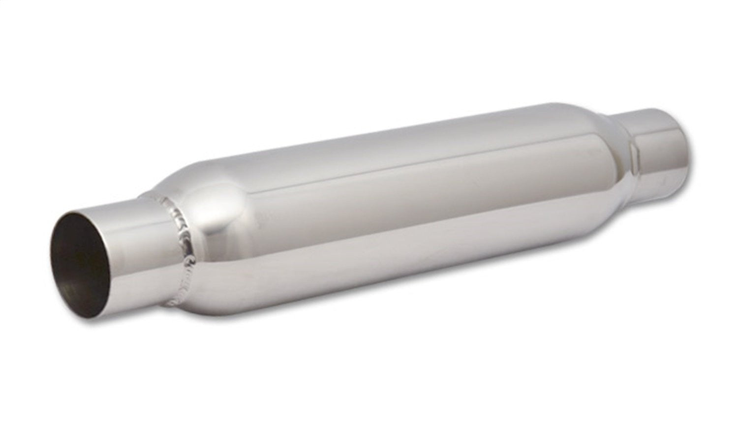 Polished Stainless Steel Resonator - High-Performance Exhaust Upgrade, Durable &1