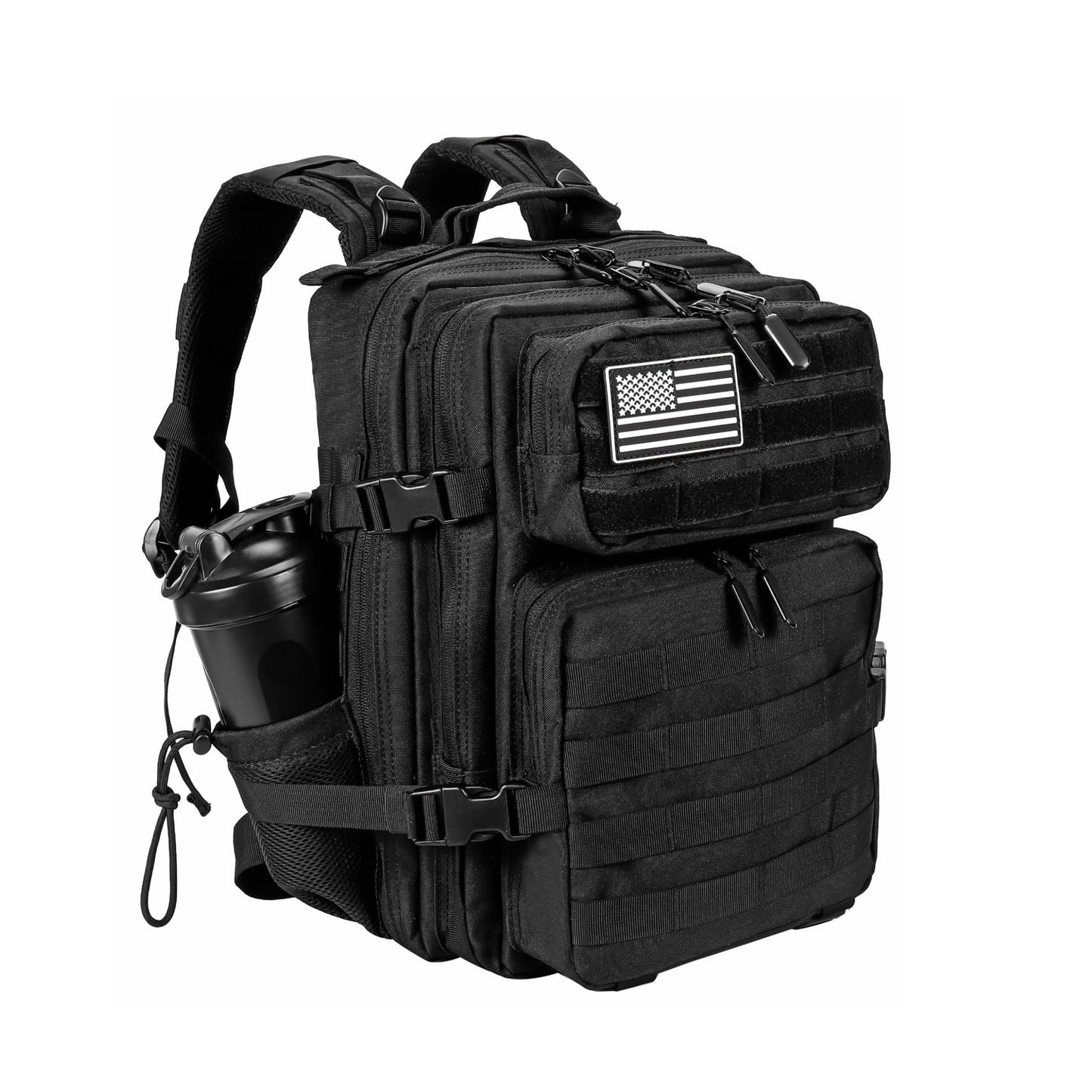 Tactical Military Backpack 25L/35L Army Assault Pack Rucksack with Water Bottle1