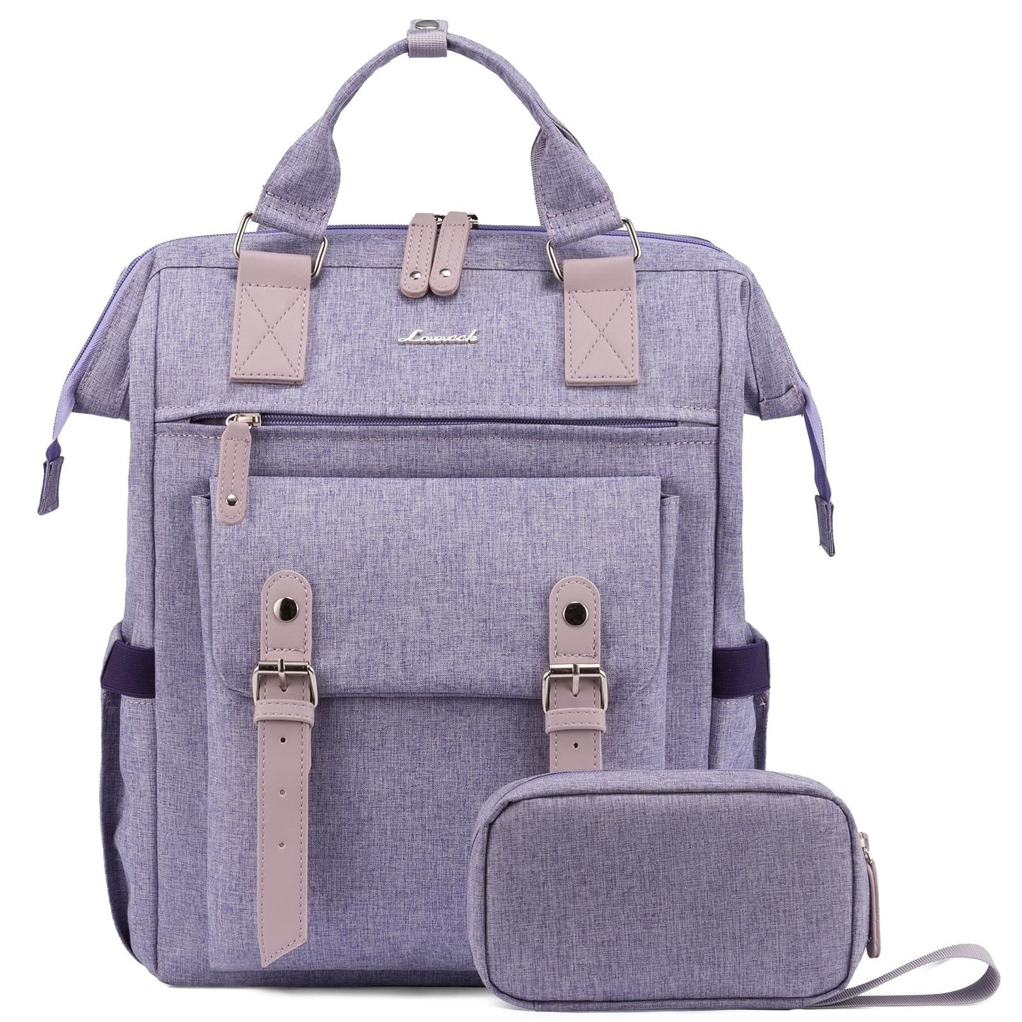 Stylish Laptop Backpack Purse for Women, Cute College Bookbag, 15.6" Daypack, Tr1