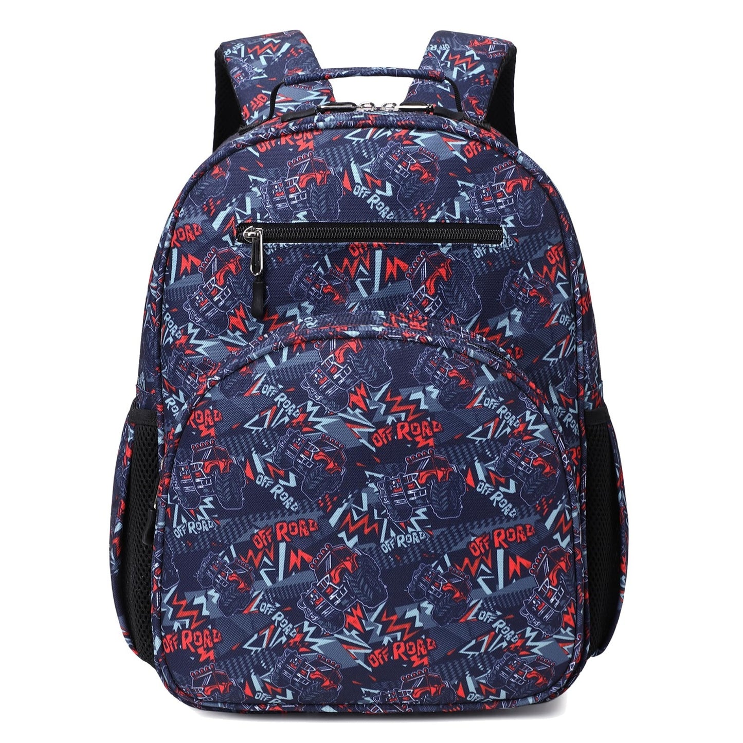 Lightweight Kids Backpack for Boys, Cute School Bag for Ages 4 8, Navy Blue Cars0