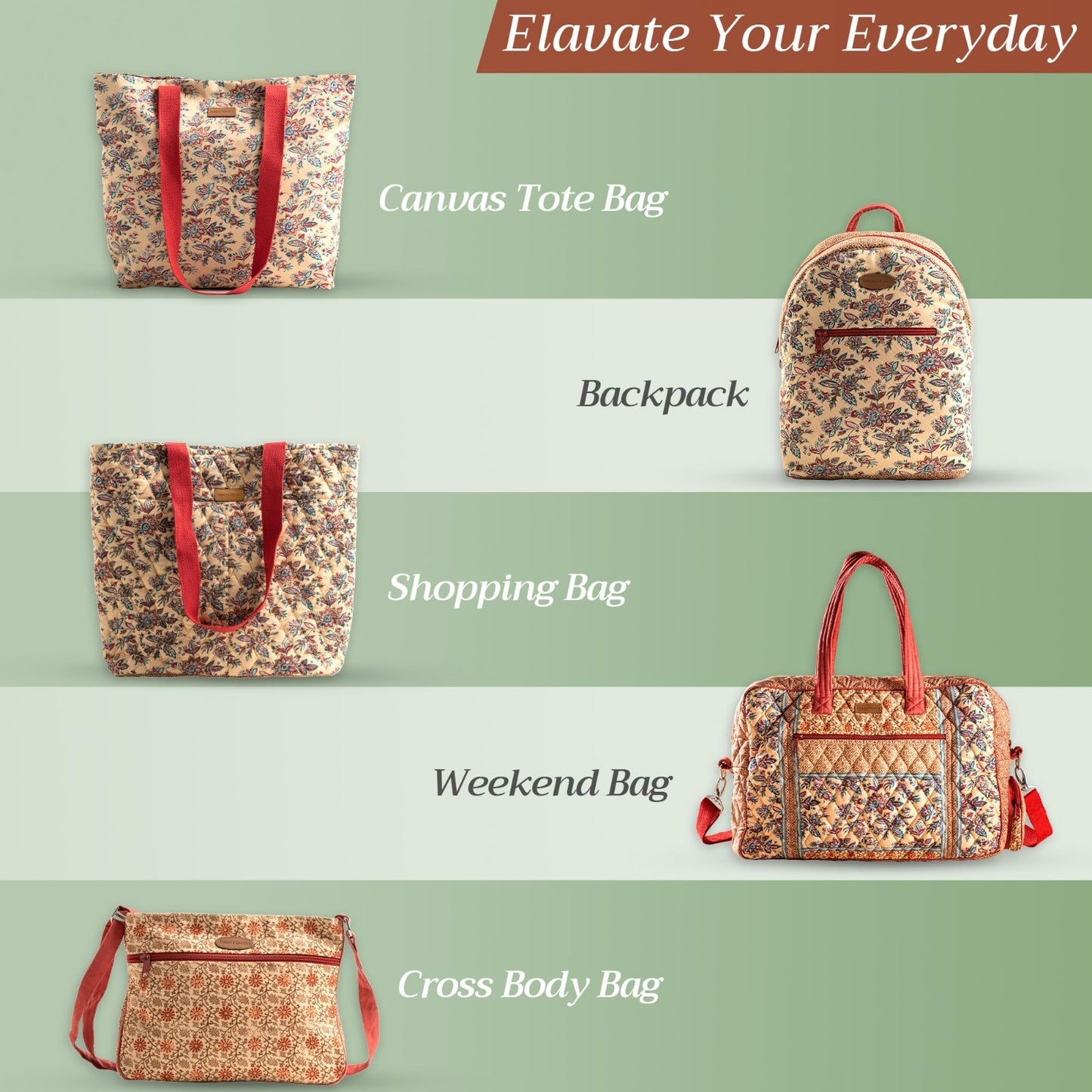 Stylish Cotton Shoulder Bag for Women   Versatile Handbag, Everyday Use, Fashion6