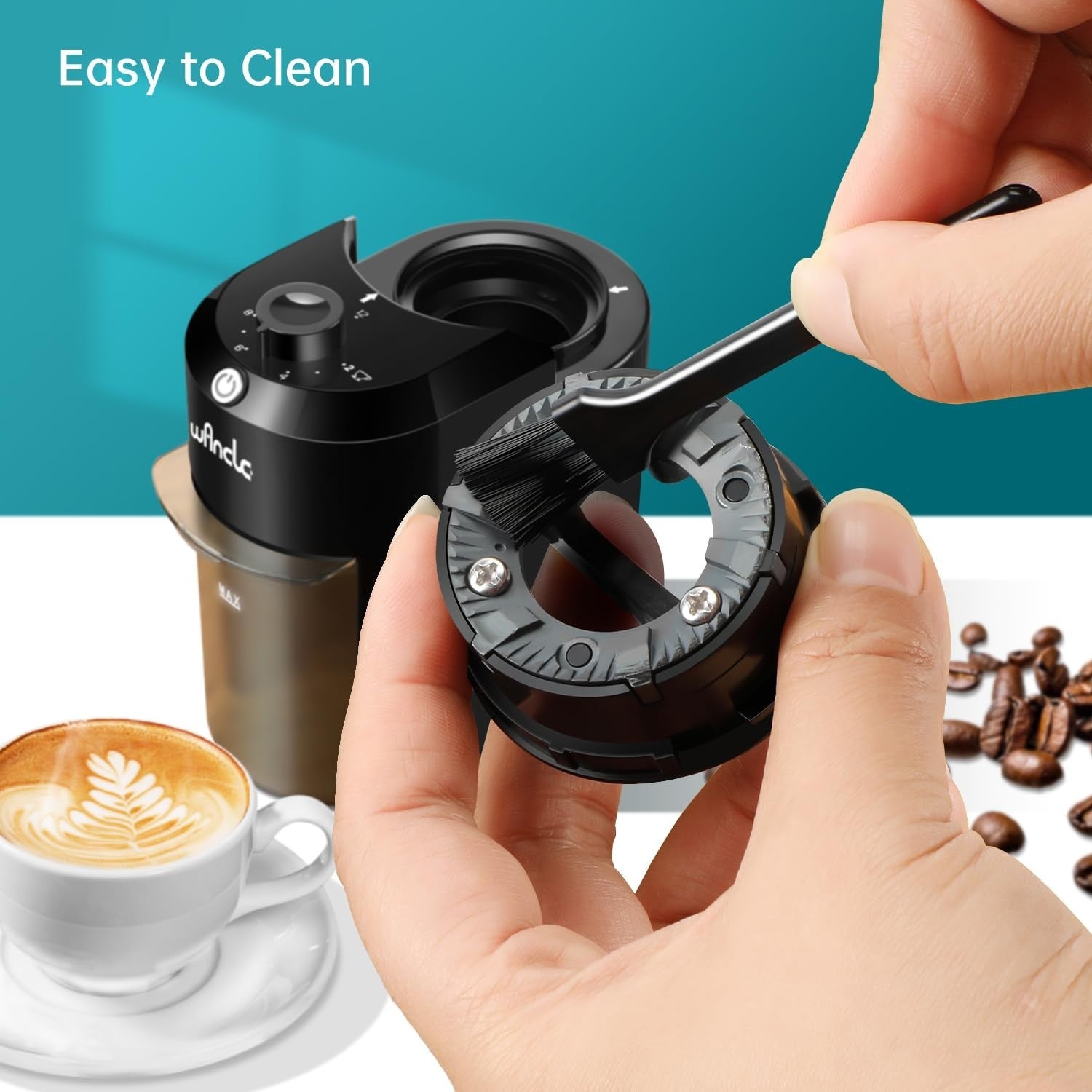 Electric Burr Coffee Grinder   28 Adjustable Grind Settings for 12 Cups   Profes2