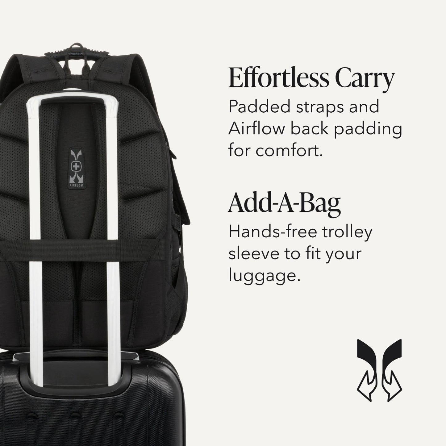 TSA Friendly 17 Inch Laptop Backpack, RFID Protection, Lay Flat Design, Tablet P5