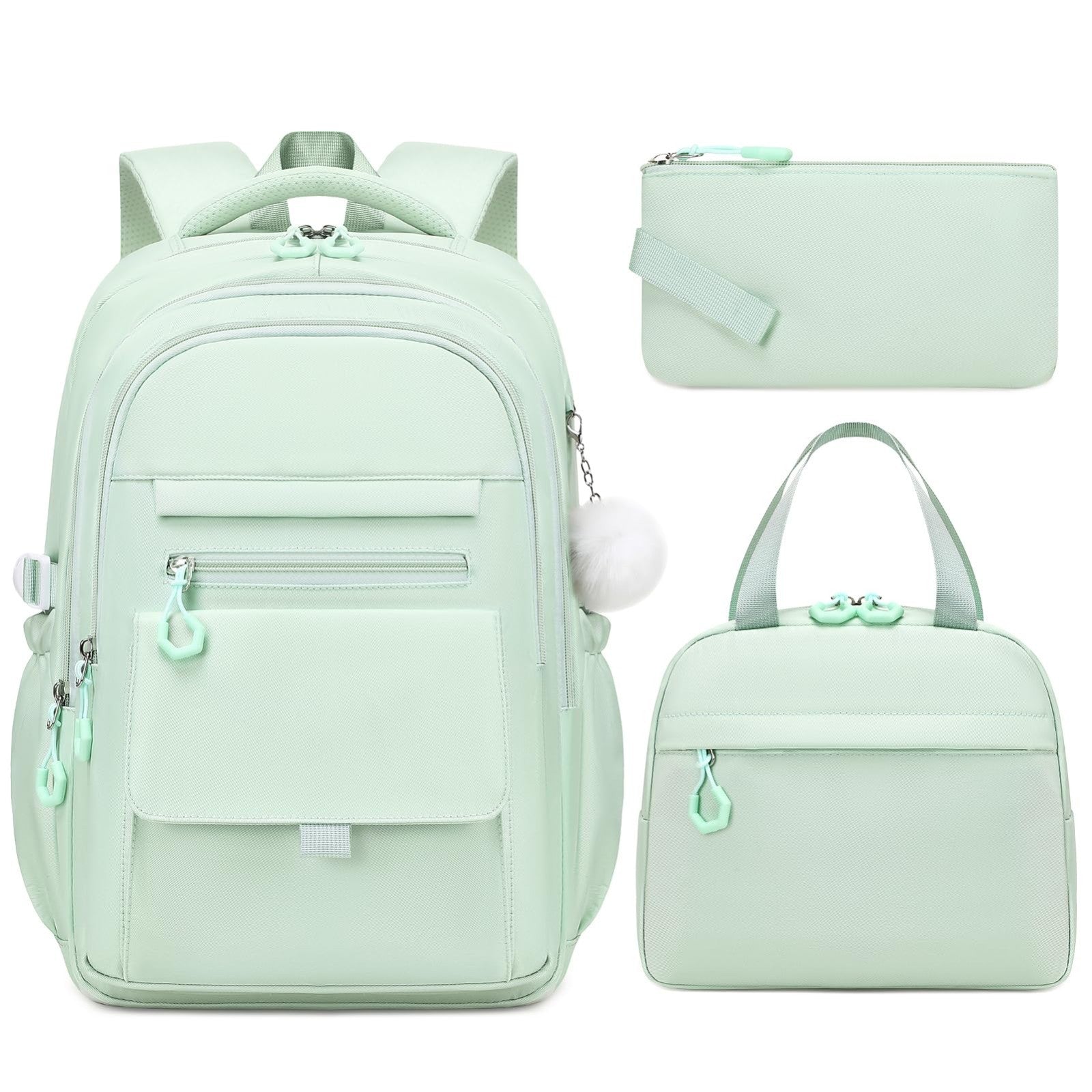 Stylish Girls Backpack Set with Lunch Box & Pencil Case   Perfect for School!1