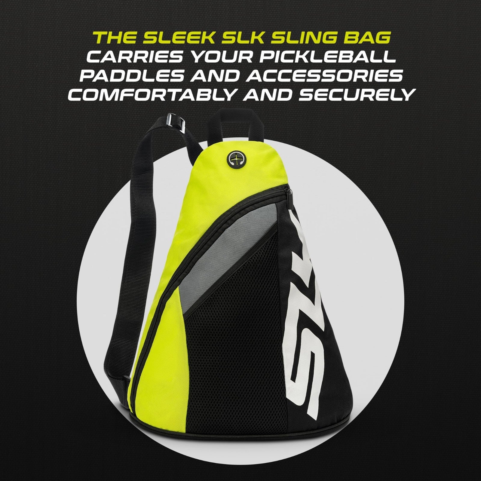 Set of 2 Pickleball Paddles with Pickleballs & Sling Bag | Graphite/Fiberglass R6