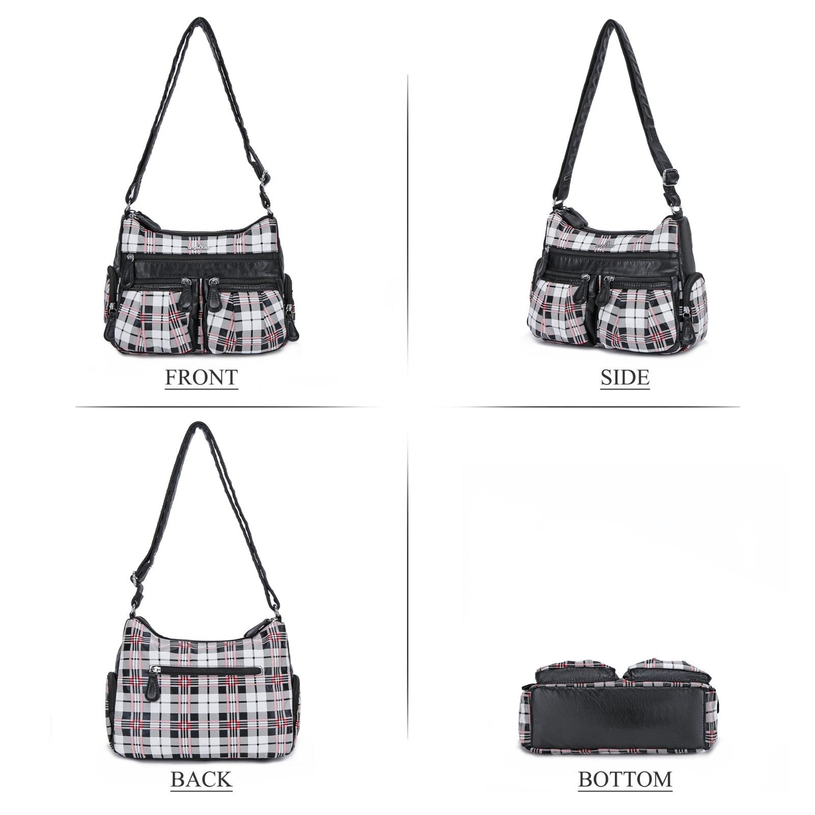 Stylish Crossbody Bags for Women   Medium Faux Leather Shoulder Handbags & Purse4