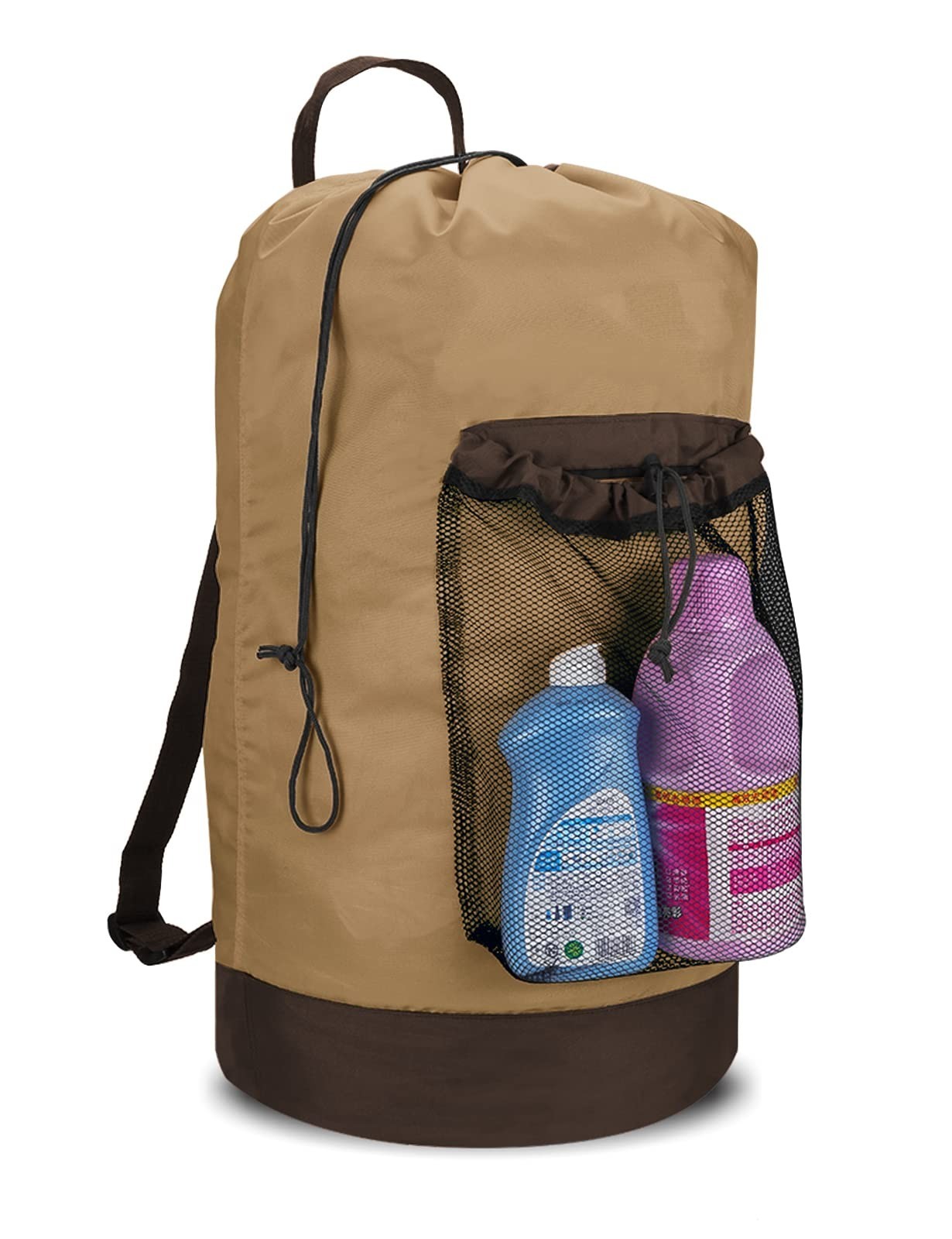 Optimized eBay Title:  "Durable Laundry Backpack with Shoulder Straps & Mesh Po1
