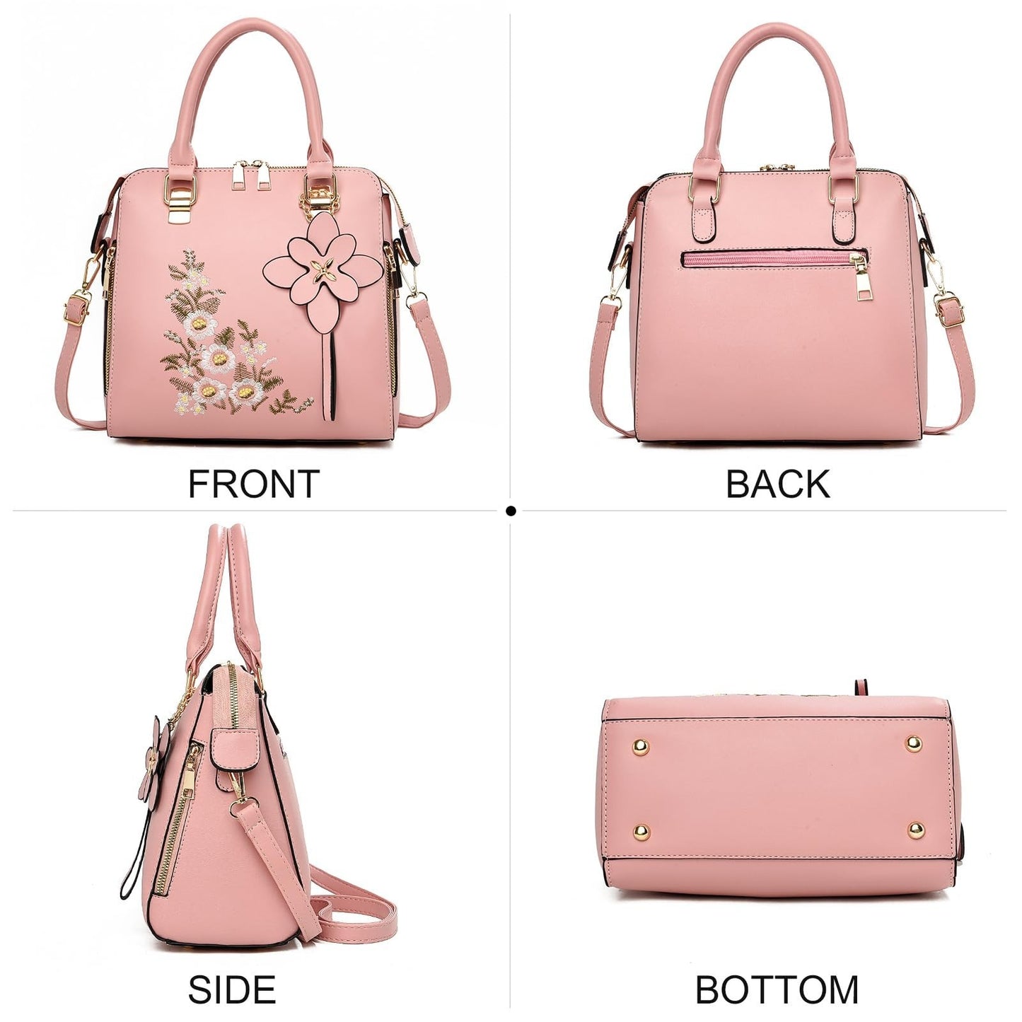 Vintage Embroidered Crossbody Purses for Women, Stylish Satchel Handbags5