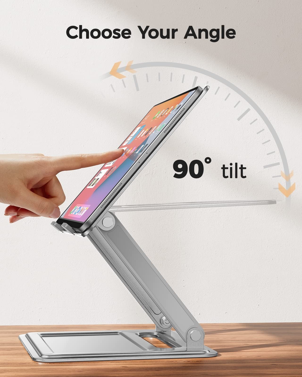 Adjustable Portable Laptop Stand for 17.3" Laptops, Ergonomic Design, Heat Dissi5
