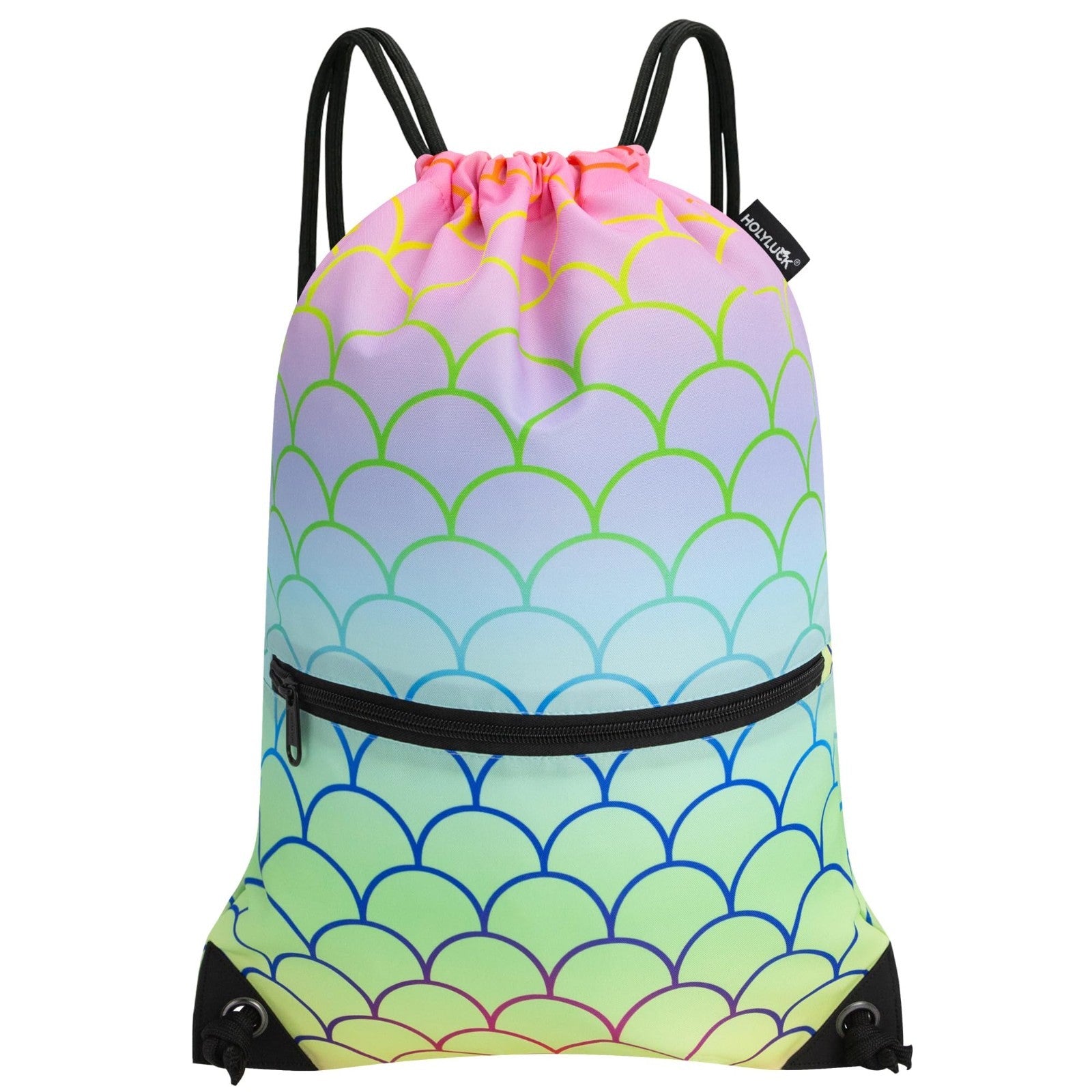 Drawstring Backpack Gym Bag, Lightweight Sport Sackpack for Travel & School1
