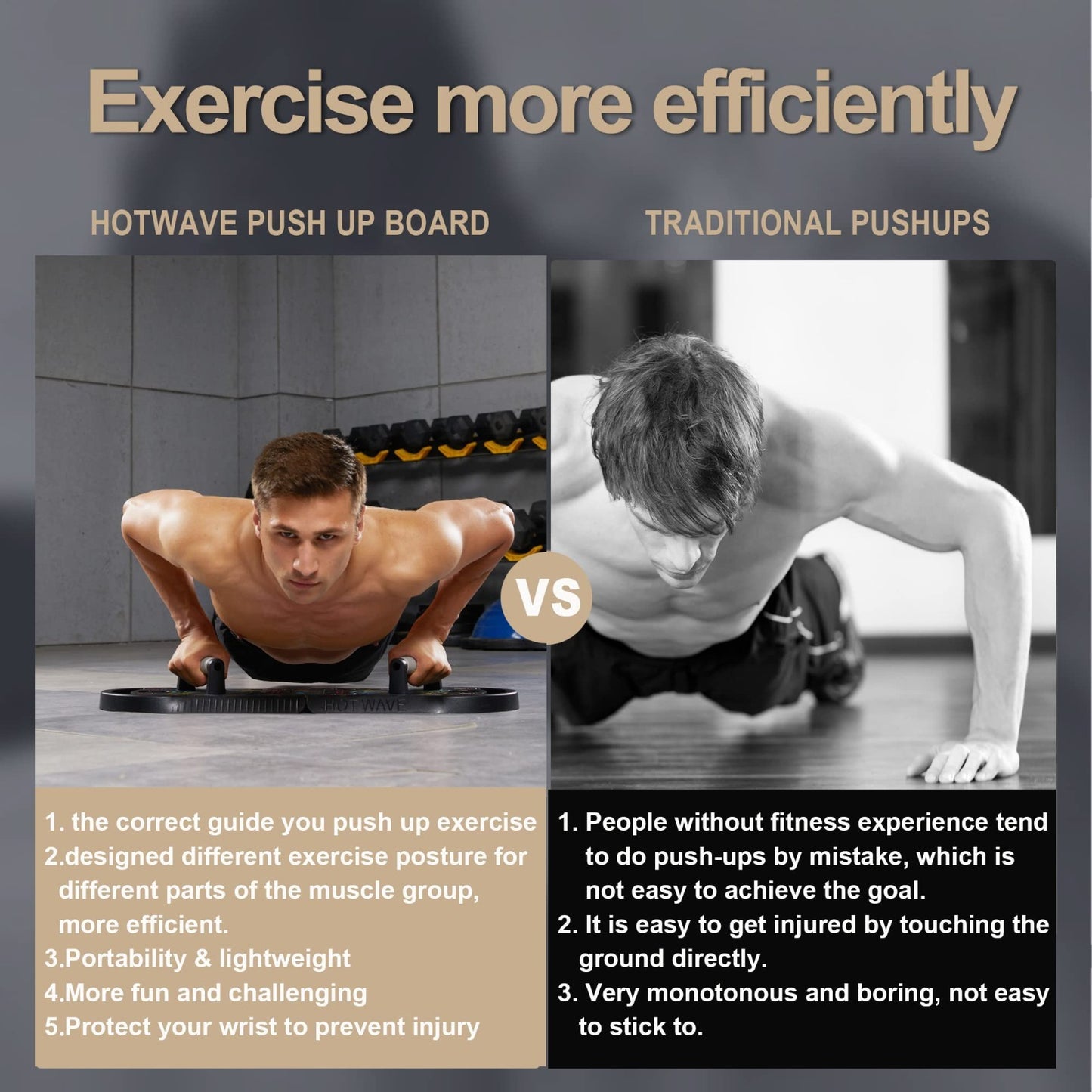 Portable 20 in 1 Push Up Board & Bar | Foldable Multifunctional Strength Trainin3