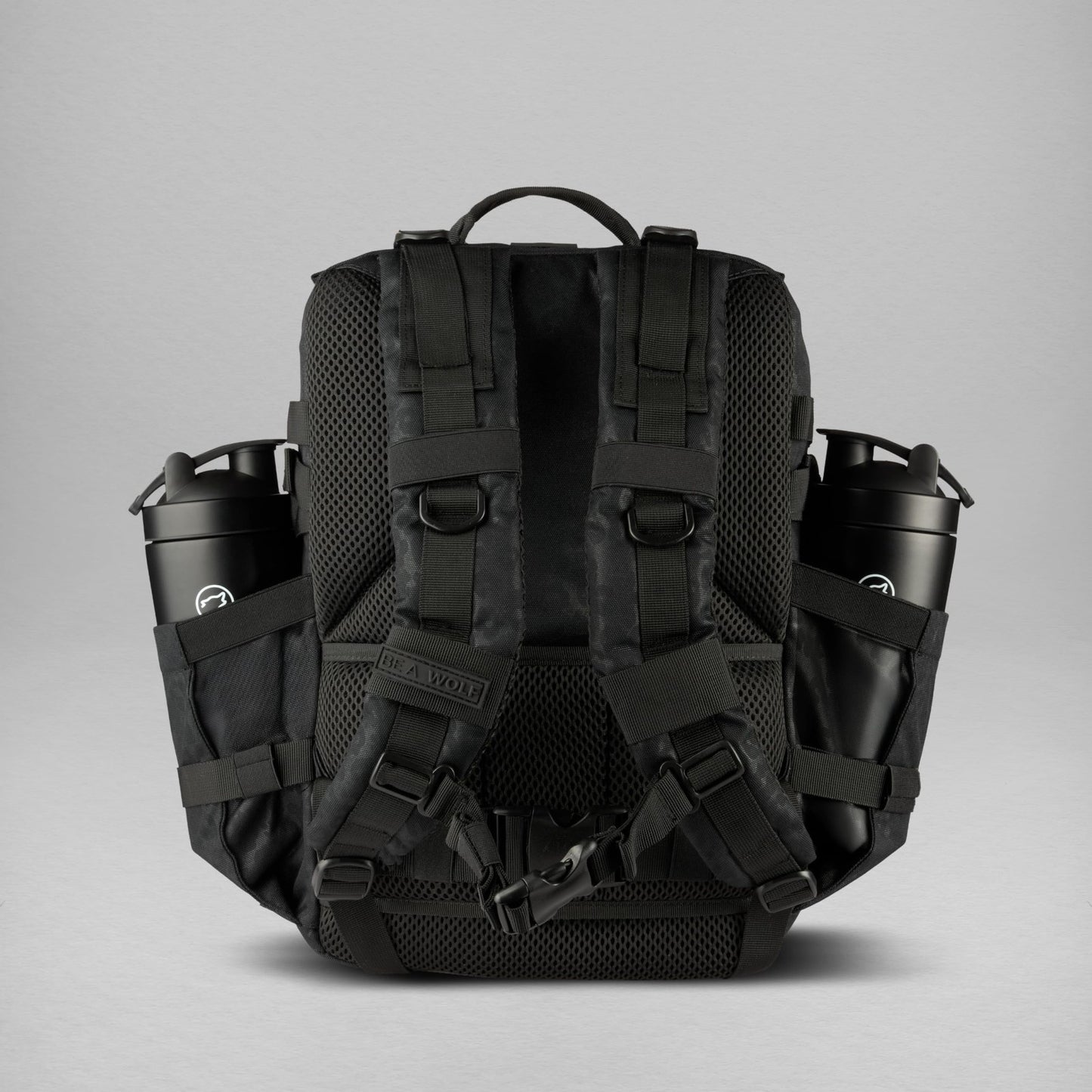 Durable 35L Waterproof Gym Backpack   1000D Oxford, MOLLE Webbing, Laptop Pocket4