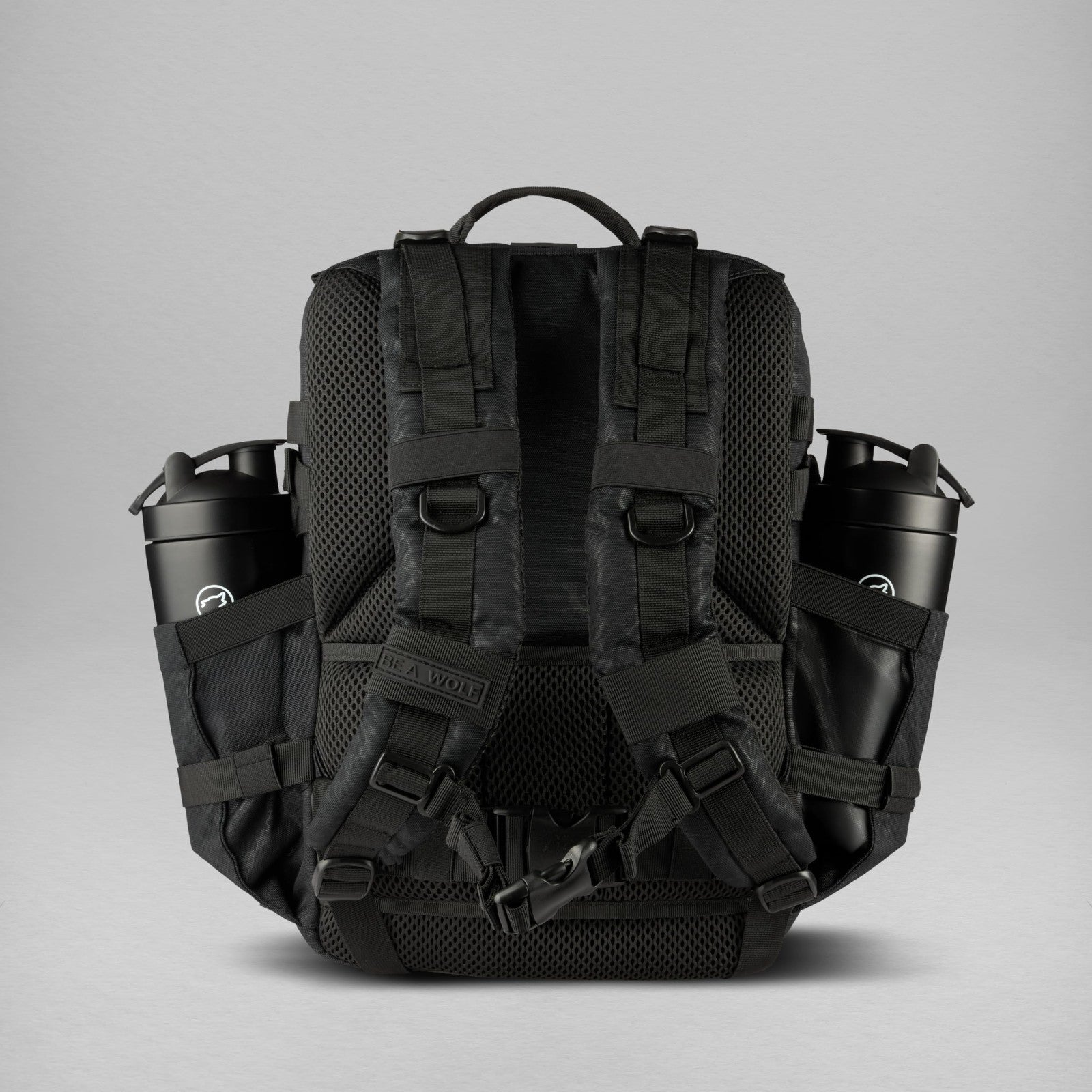 Durable 35L Waterproof Gym Backpack   1000D Oxford, MOLLE Webbing, Laptop Pocket4