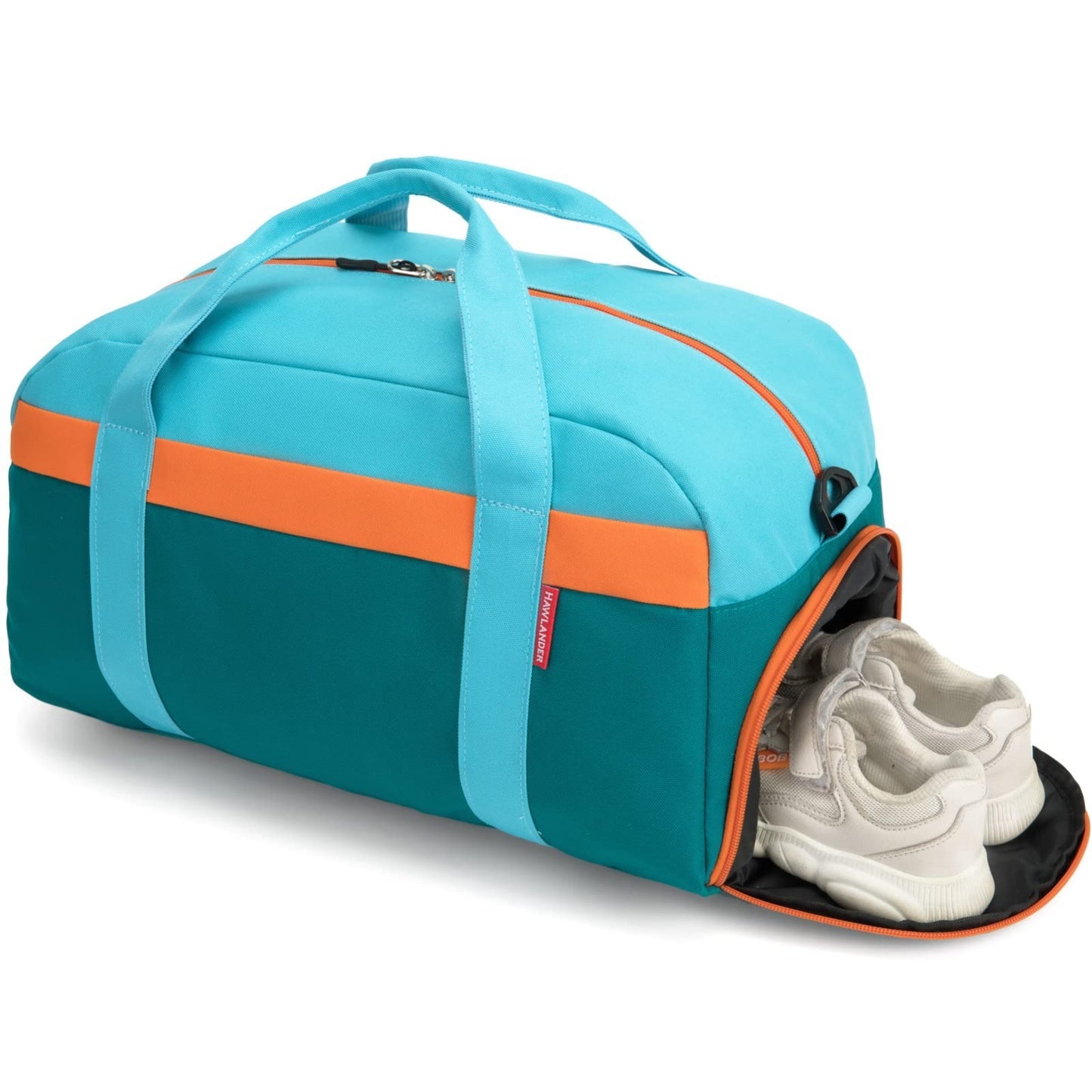 Kids 18" Duffle Bag - Blue Green, Perfect for Weekend Trips, Sports & Travel5