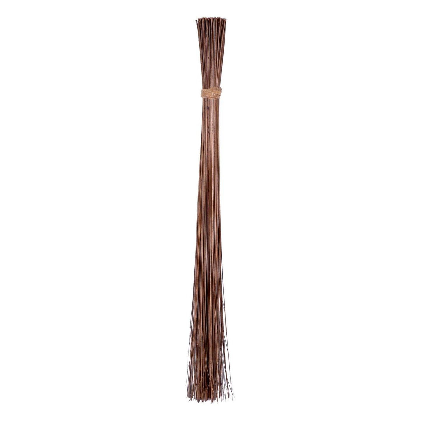 Natural Coconut Stick Broom - 32" Outdoor Sweeper with Rope Handle for Yard & Ga1
