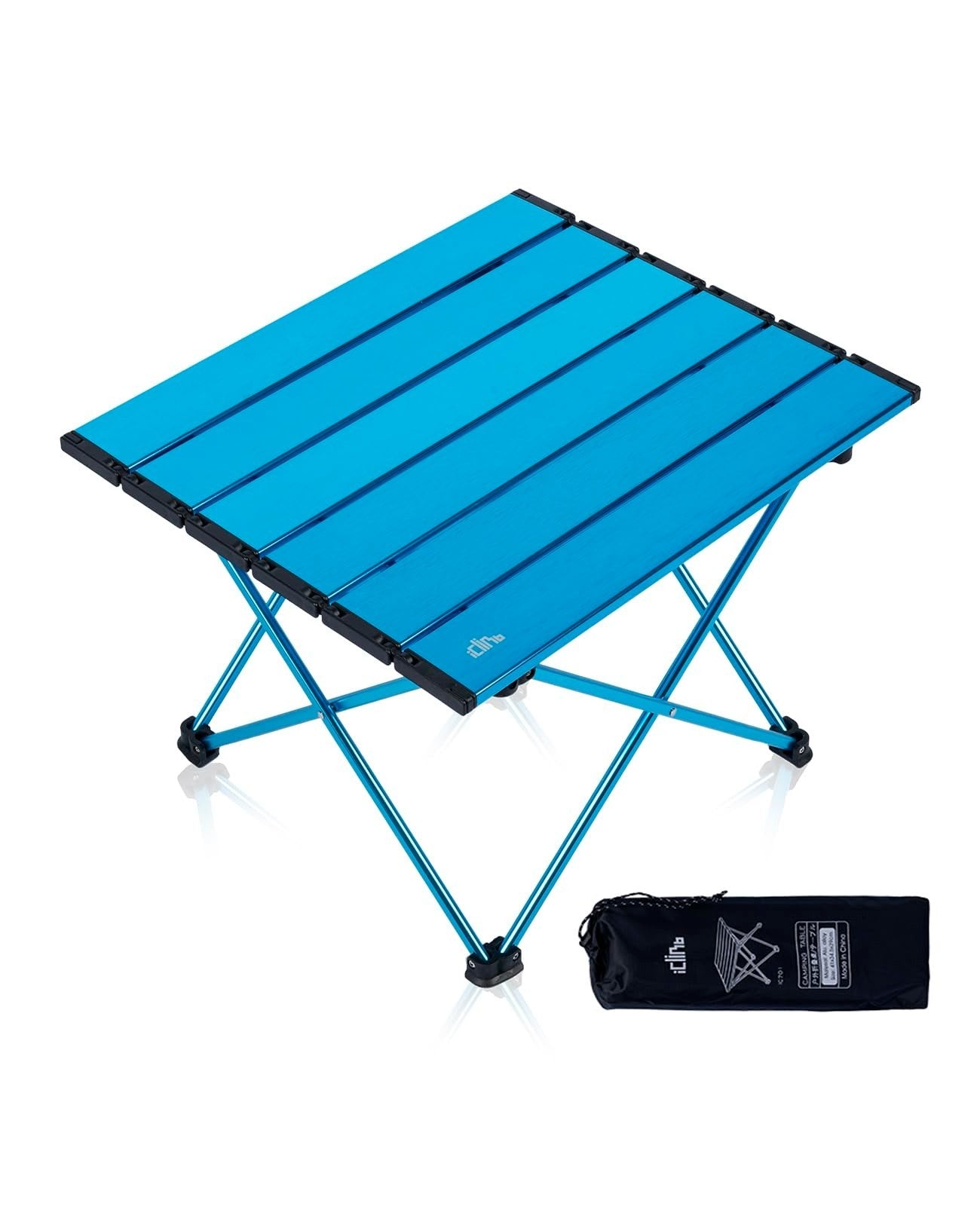 Ultralight Compact Folding Camping Table with Carry Bag - Portable Outdoor Furni1
