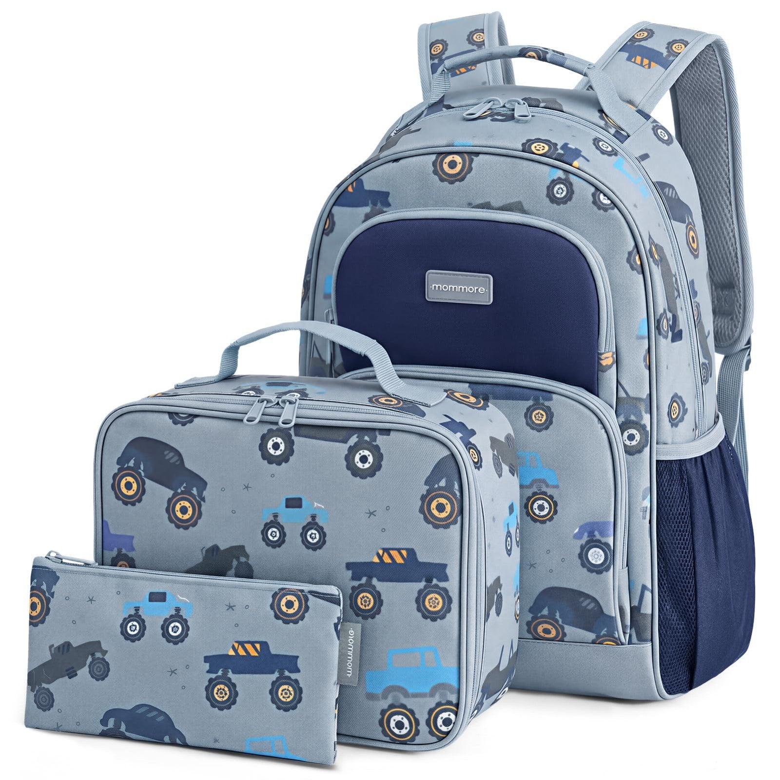 Kids Backpack Set for Kindergarten & Preschool - 3 PCS with Lunch Box & Pencil C1