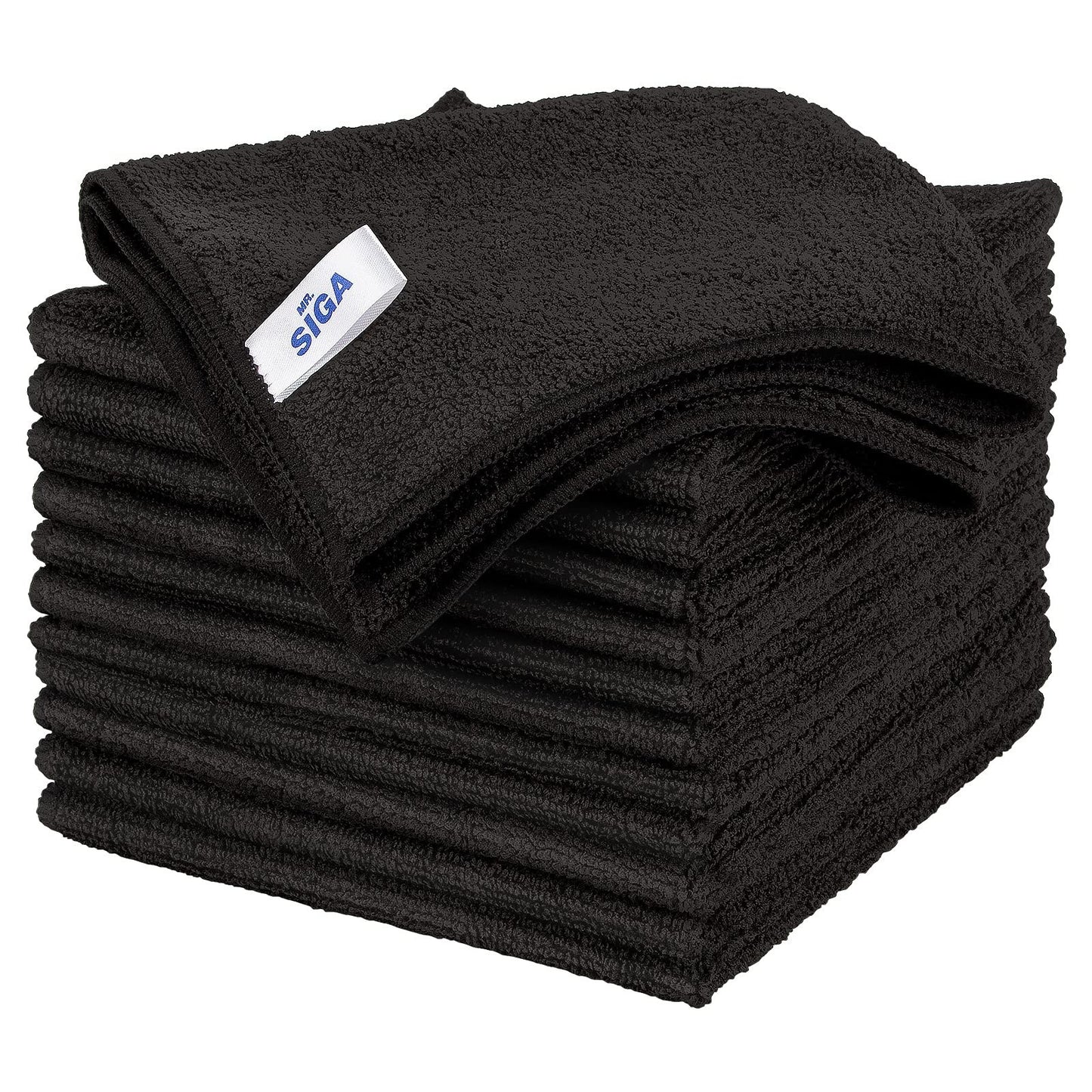 Streak-Free Microfiber Cleaning Cloths - 12 Pack, Ultra-Absorbent Towels1