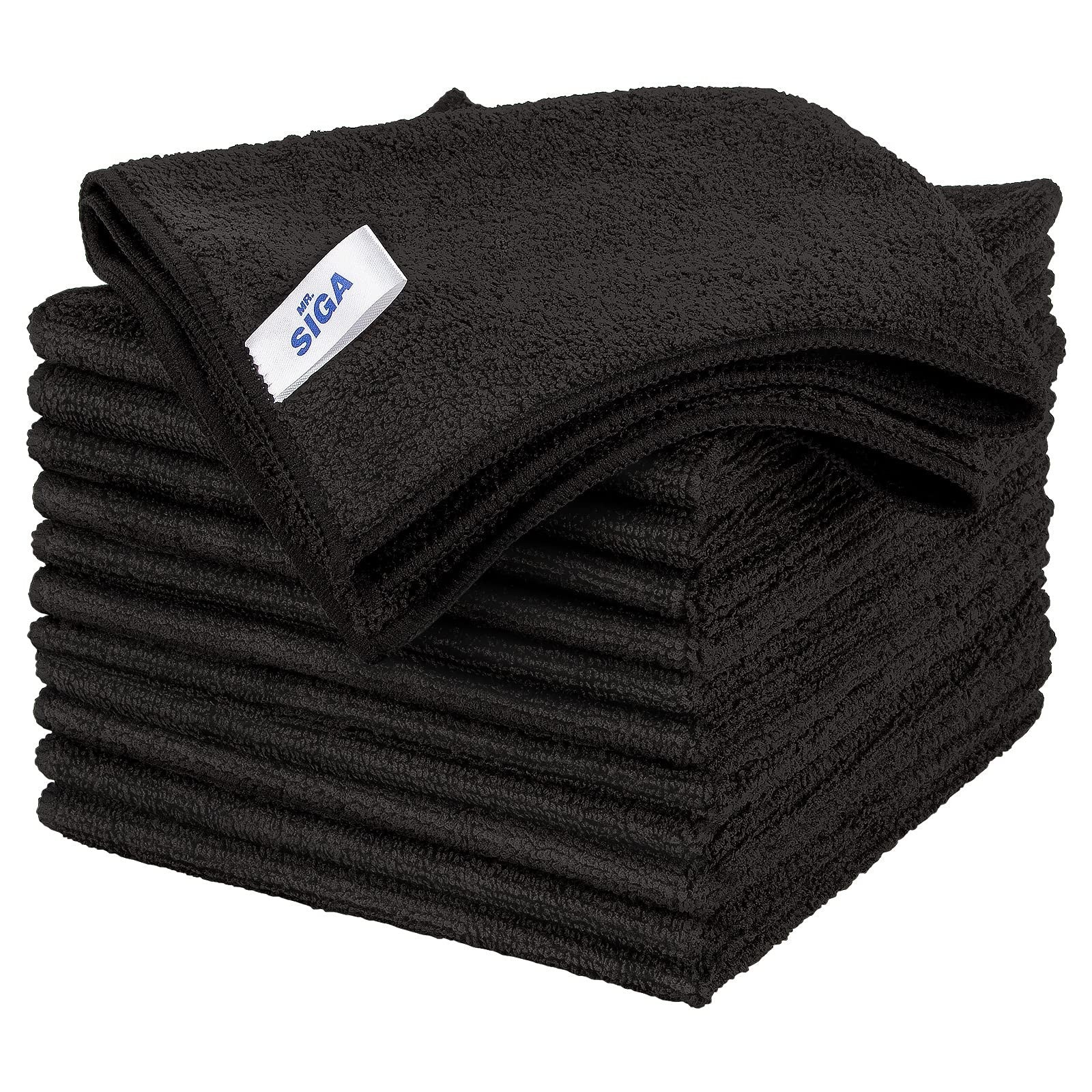 Streak-Free Microfiber Cleaning Cloths - 12 Pack, Ultra-Absorbent Towels1
