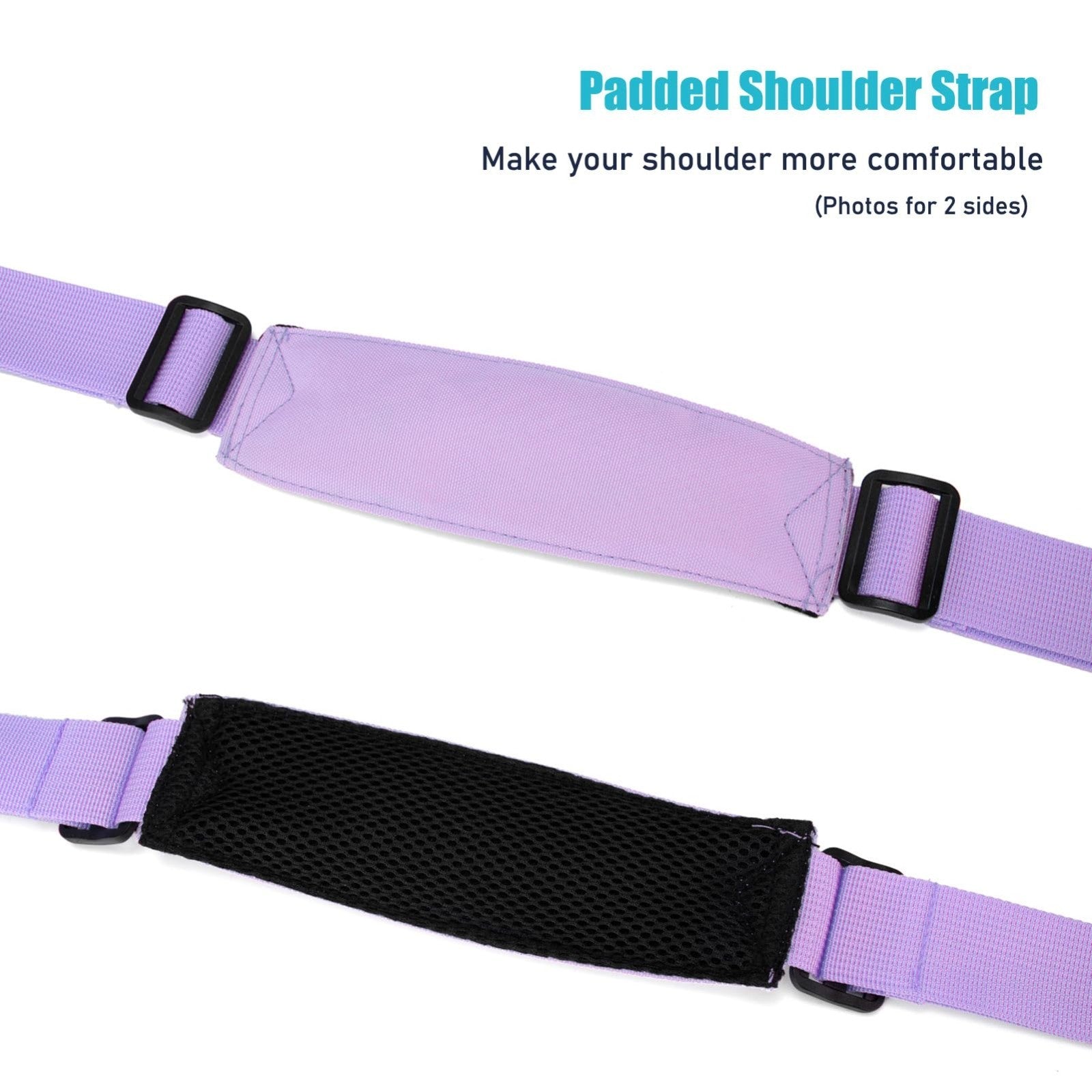Kids 18" Purple Duffle Bag for Boys & Girls - Perfect for Weekend, Sports & Trav7