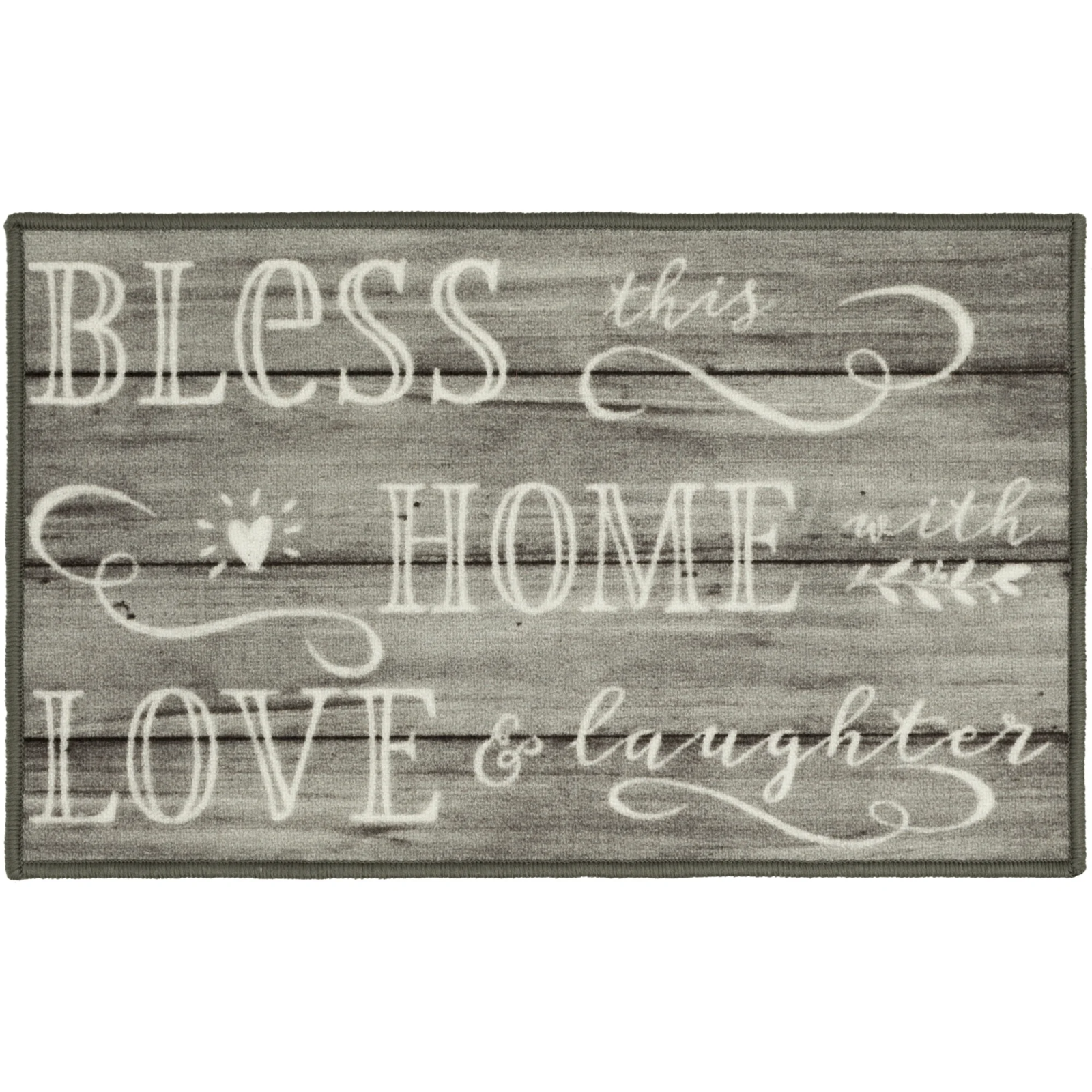 Mainstays Bless Home 17" x 30" Wood-Inspired Indoor Accent Rug0