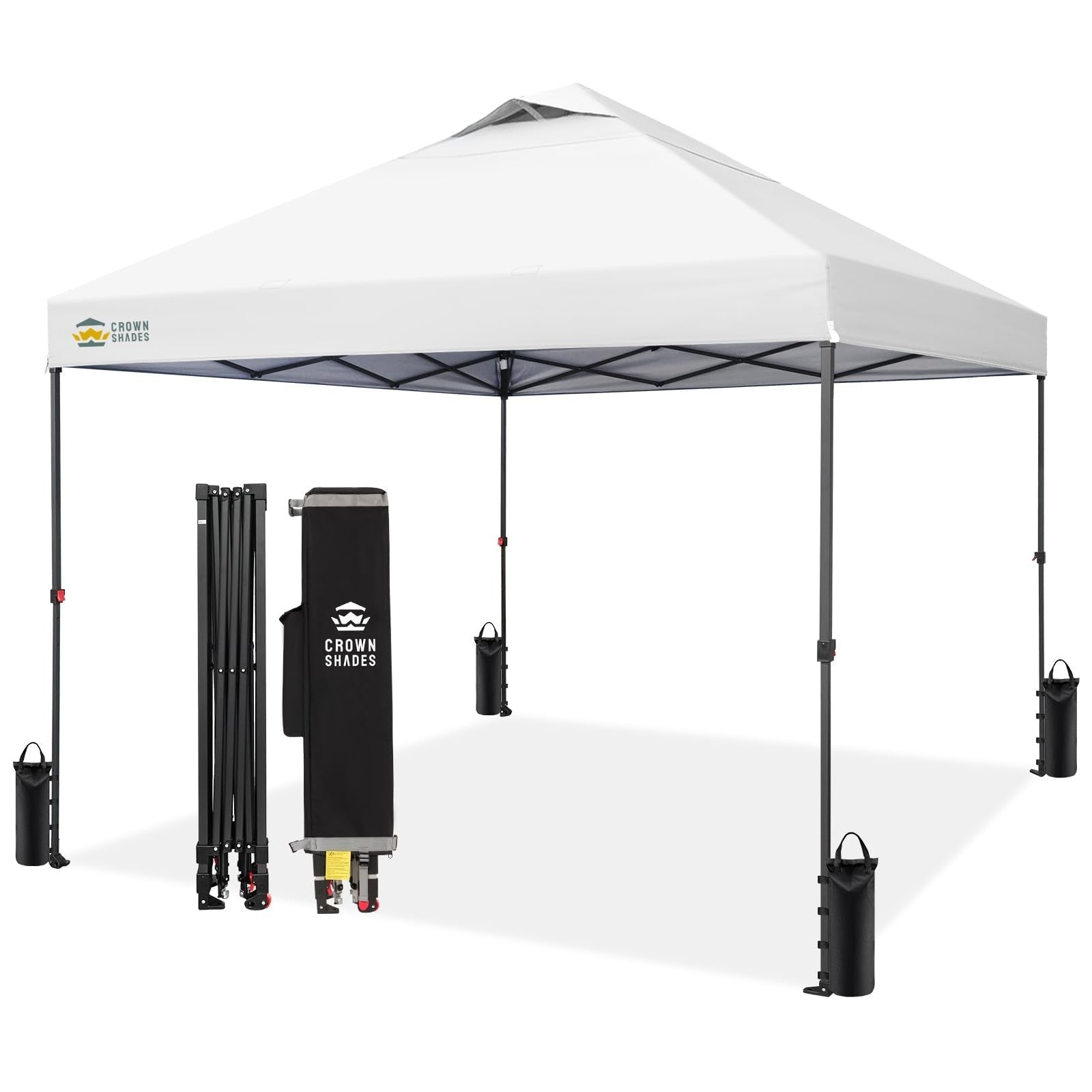 10x10 Pop Up Canopy Tent   Waterproof Outdoor Shelter with Instant Setup, Stakes1
